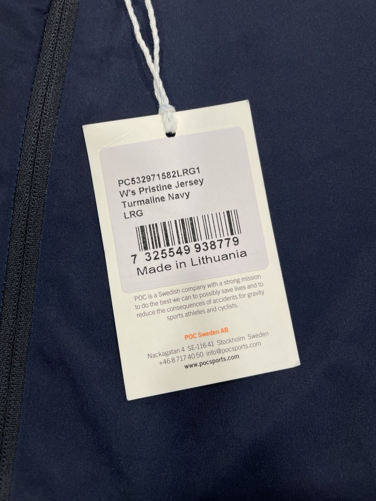 NEW POC Pristine Cycling Jersey Turmaline Navy Women’s Large