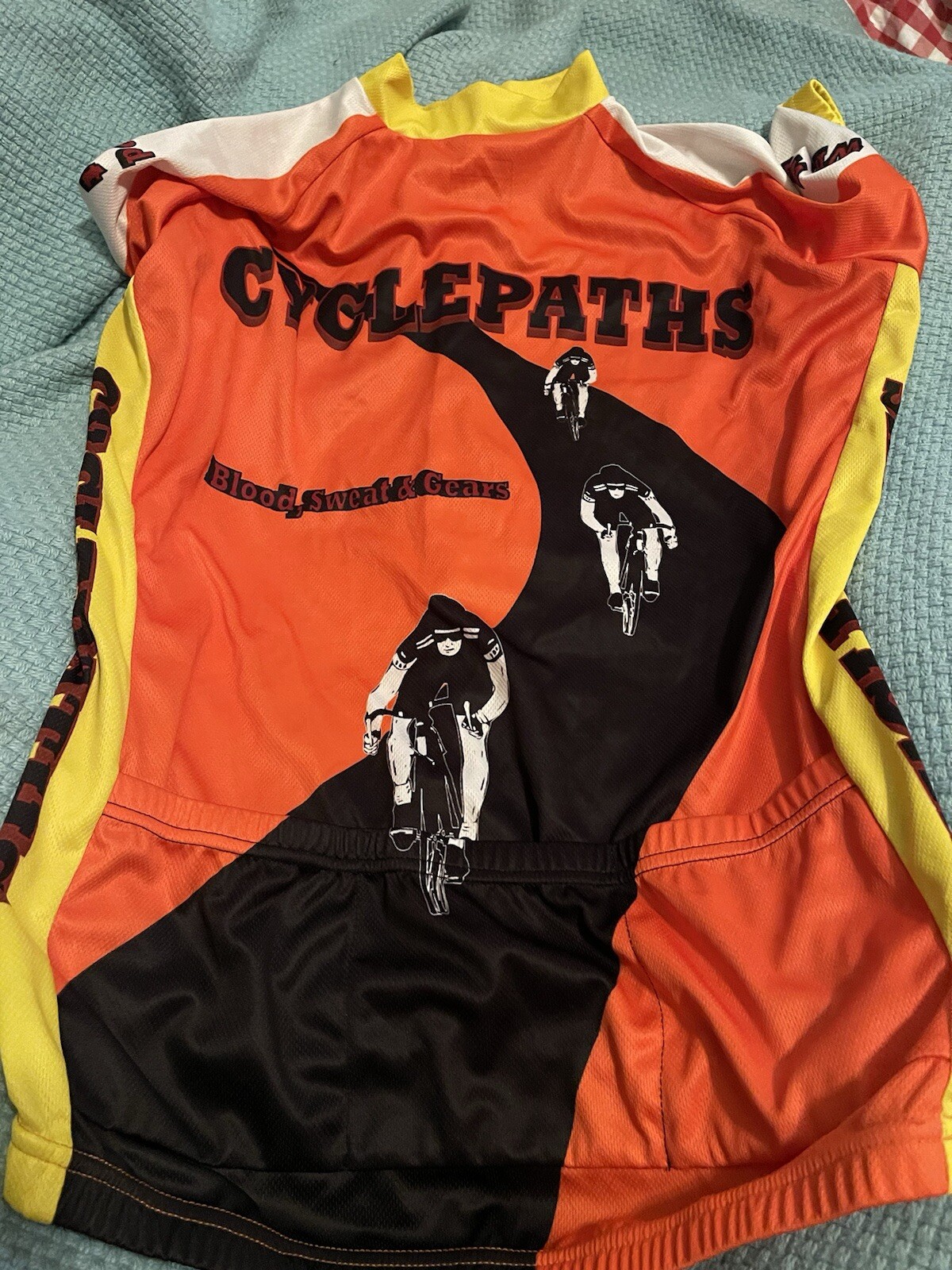 Cyclepaths Peak 1 Cycling Jersey – Monroe County “Blood, Sweat, & Gears” Size L