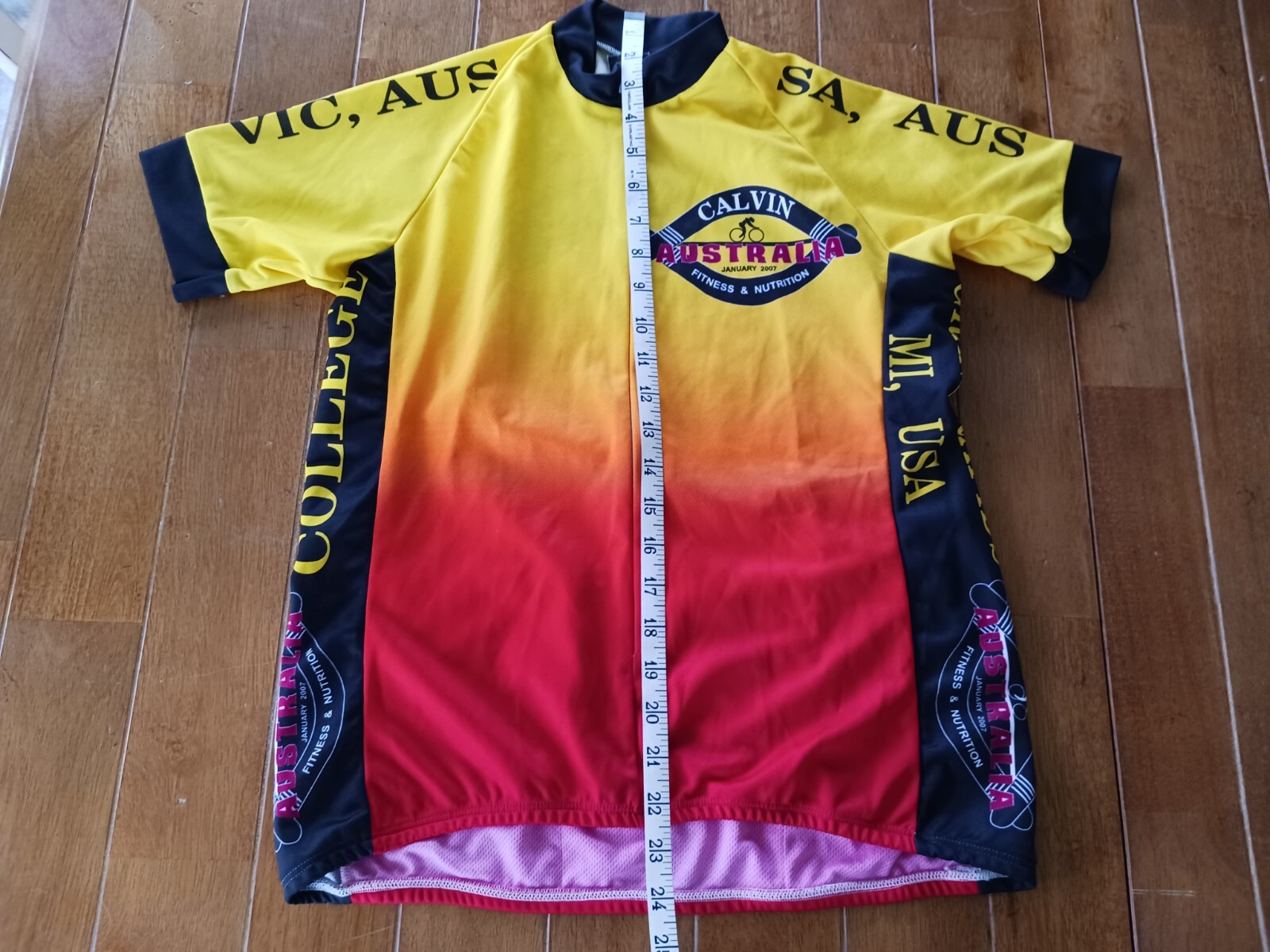 Pyroapparel Women’s Small 1/4 Zip Bike Cycling Jersey 2007 Calvin Australia