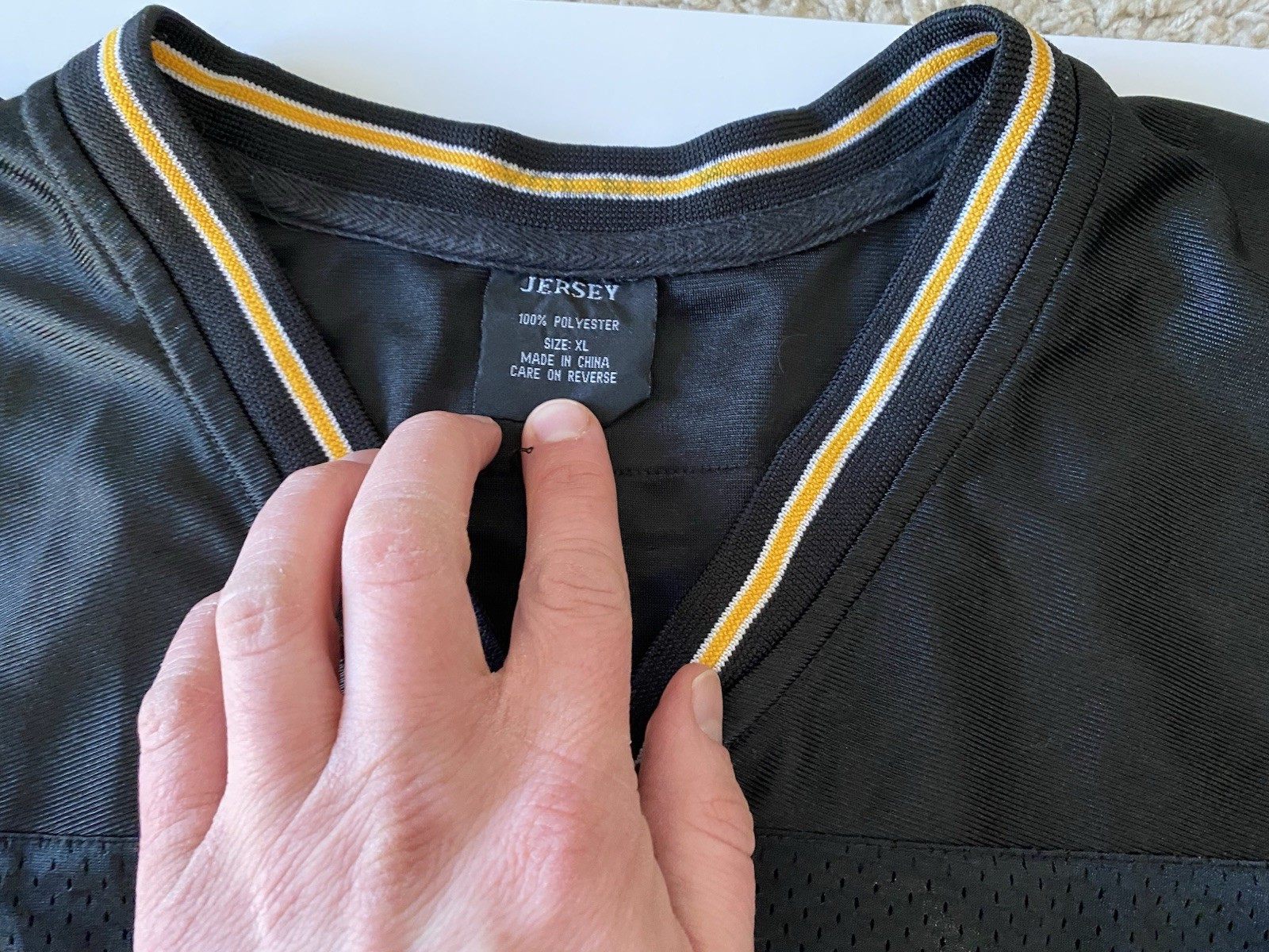 USA Vietnam Veteran Black Men’s Football Jersey Size XL – Some Gave All 1960s