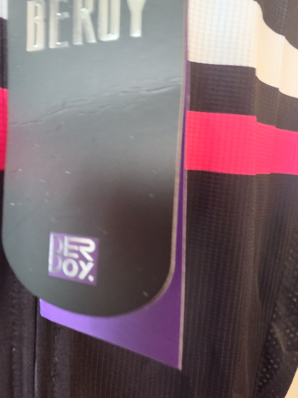 BEROY Women’s Cycling Jersey Short Sleeve Bike Shirt Full Zip Black Pink White –