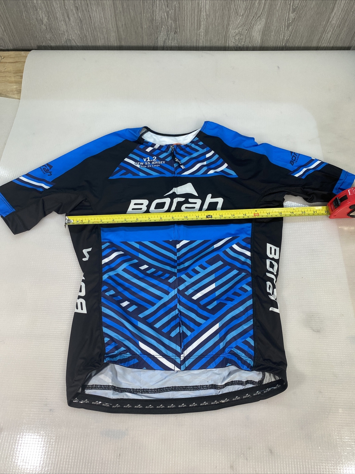 Borah Teamwear mens OTW cycling jersey 2XL XXL (8301-38)