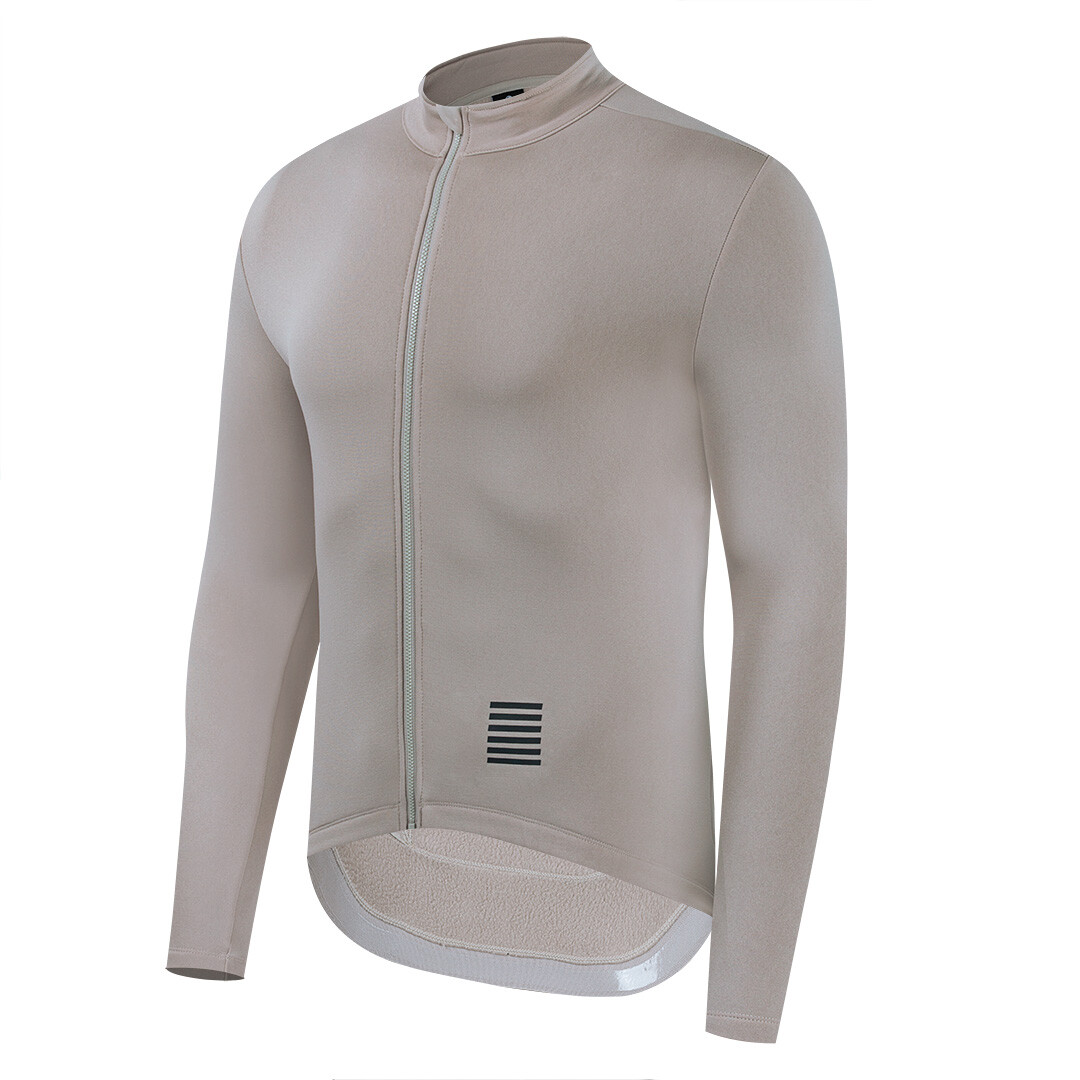 Winter Cycling Jersey Men’s Long Sleeve Tops Thermal Fleece Road Bike Jacket MTB