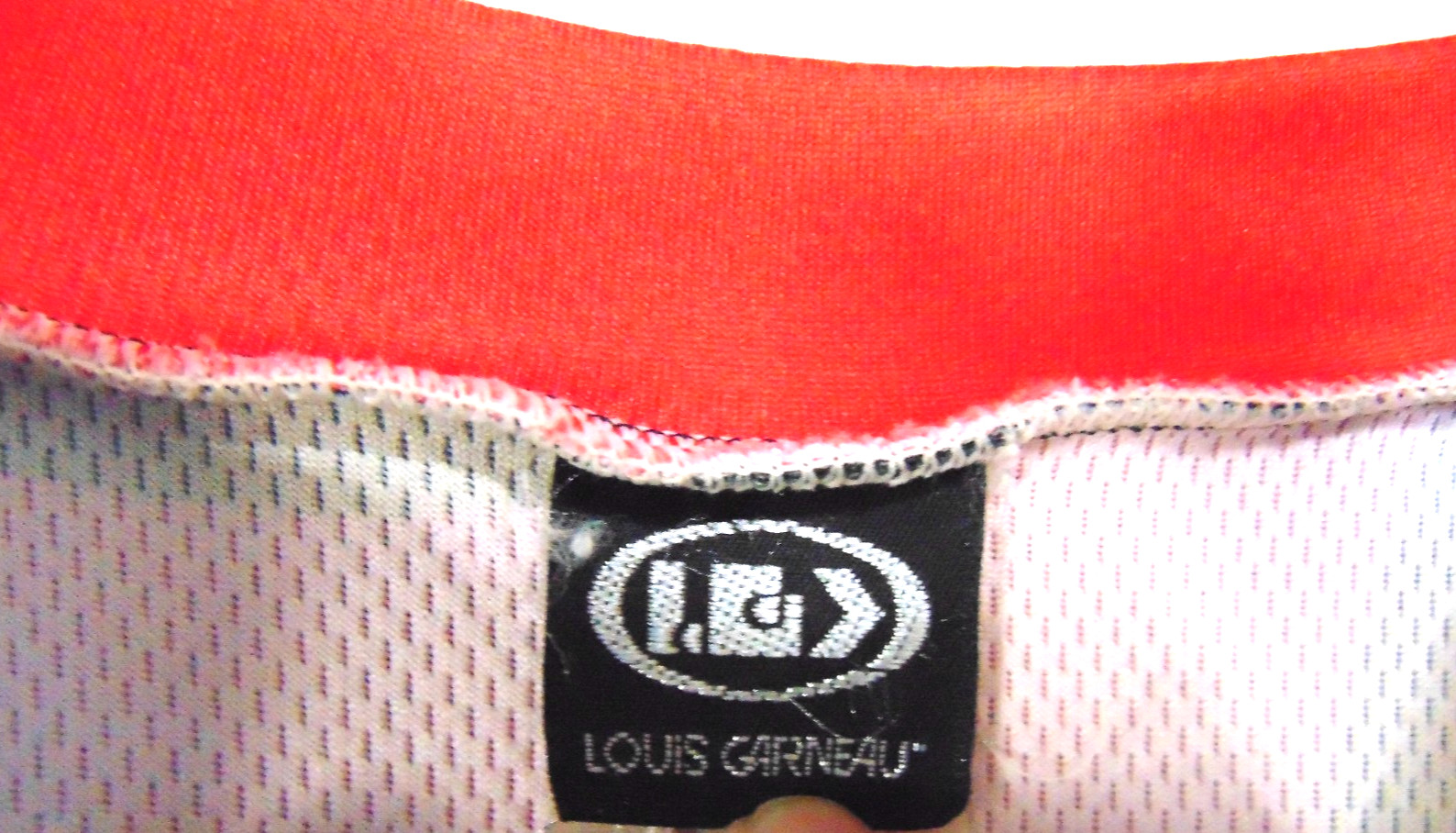 LOUIS GARNEAU SIZE XL 1/4 ZIP MULTICOLOR BICYCLE CYCLING SHIRT