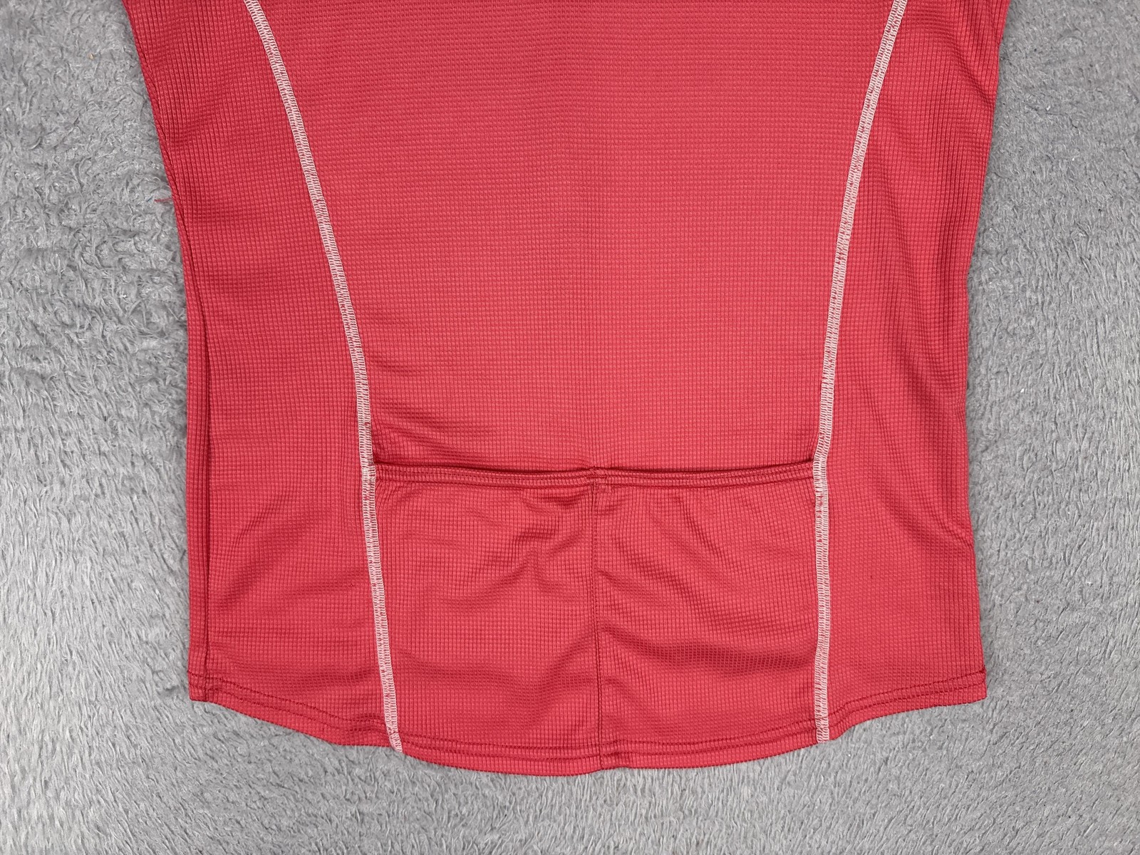 Performance Cycling Jersey Shirt Womens Medium Pink Sleeveless Zip Back Pockets