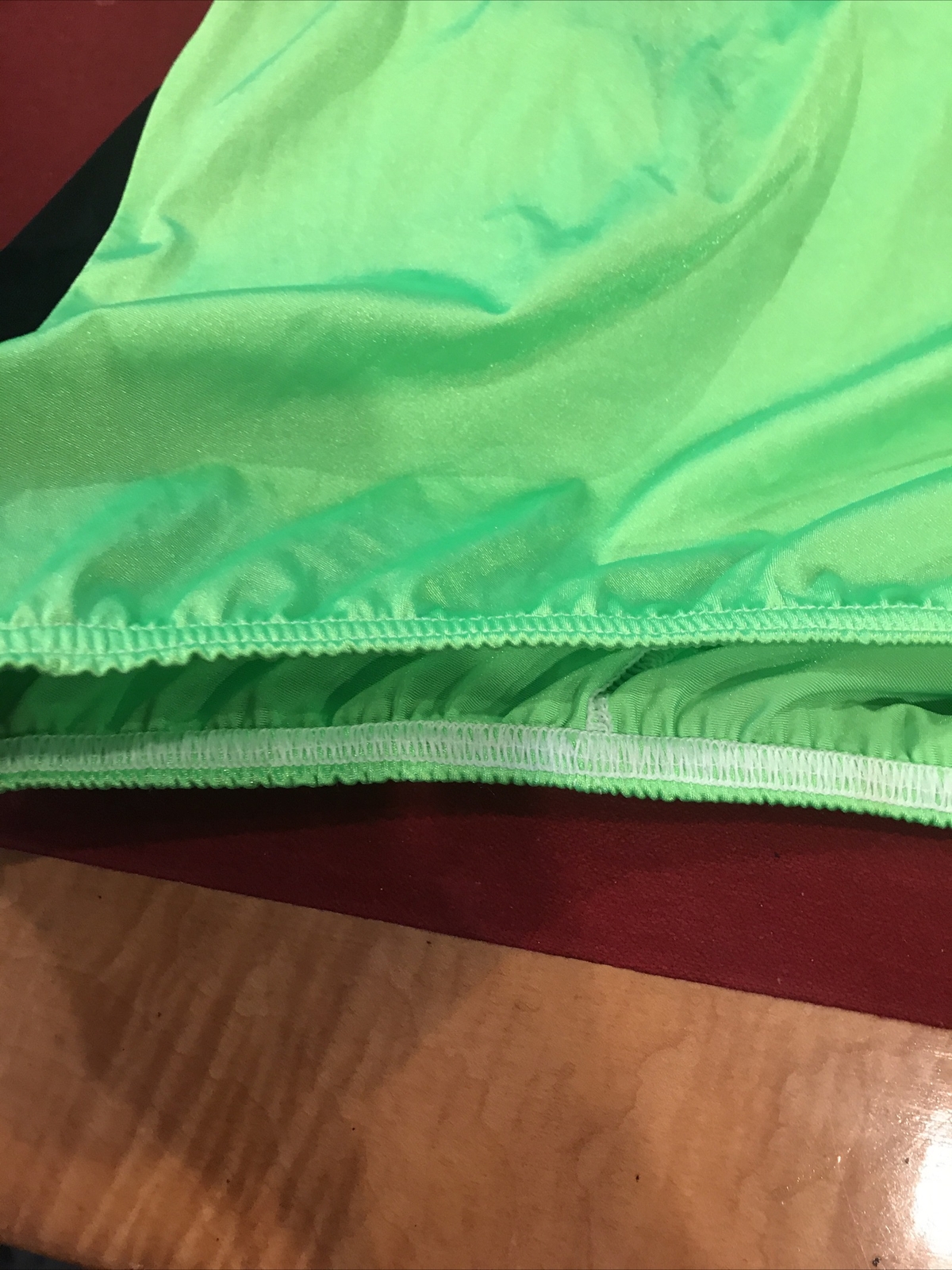 90s Dupont NEON GREEN CYCLING Shirt Lycra Schnaubelt Shorts Biking Mens 2XL NEW