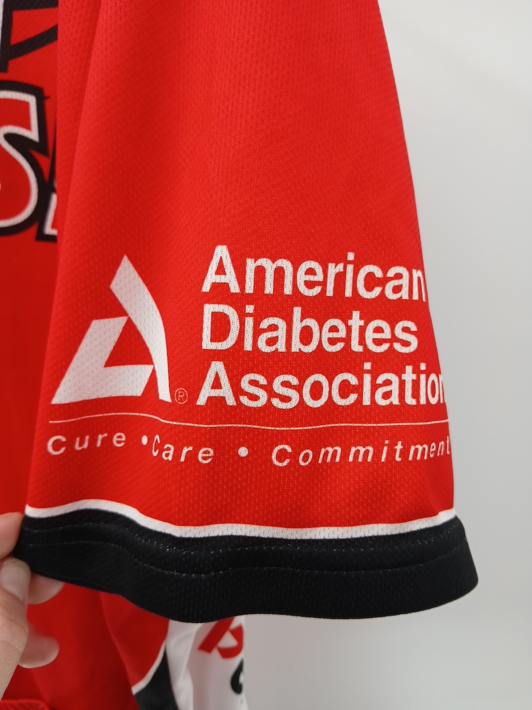 Primal Cycling Jersey Mens XL Red Rider American Diabetes Full Zip Athletic