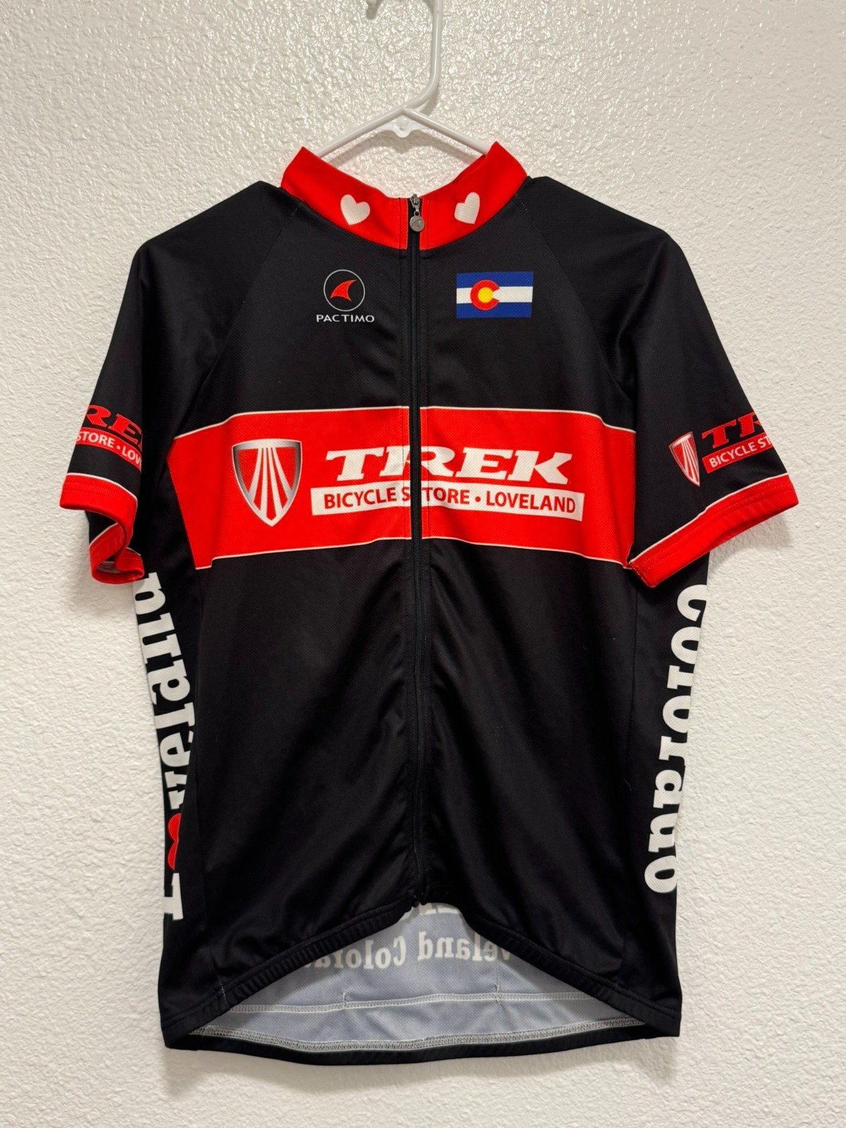 Pactimo Trek Bicycle Loveland Large unisex cycling jersey full-zipper pockets