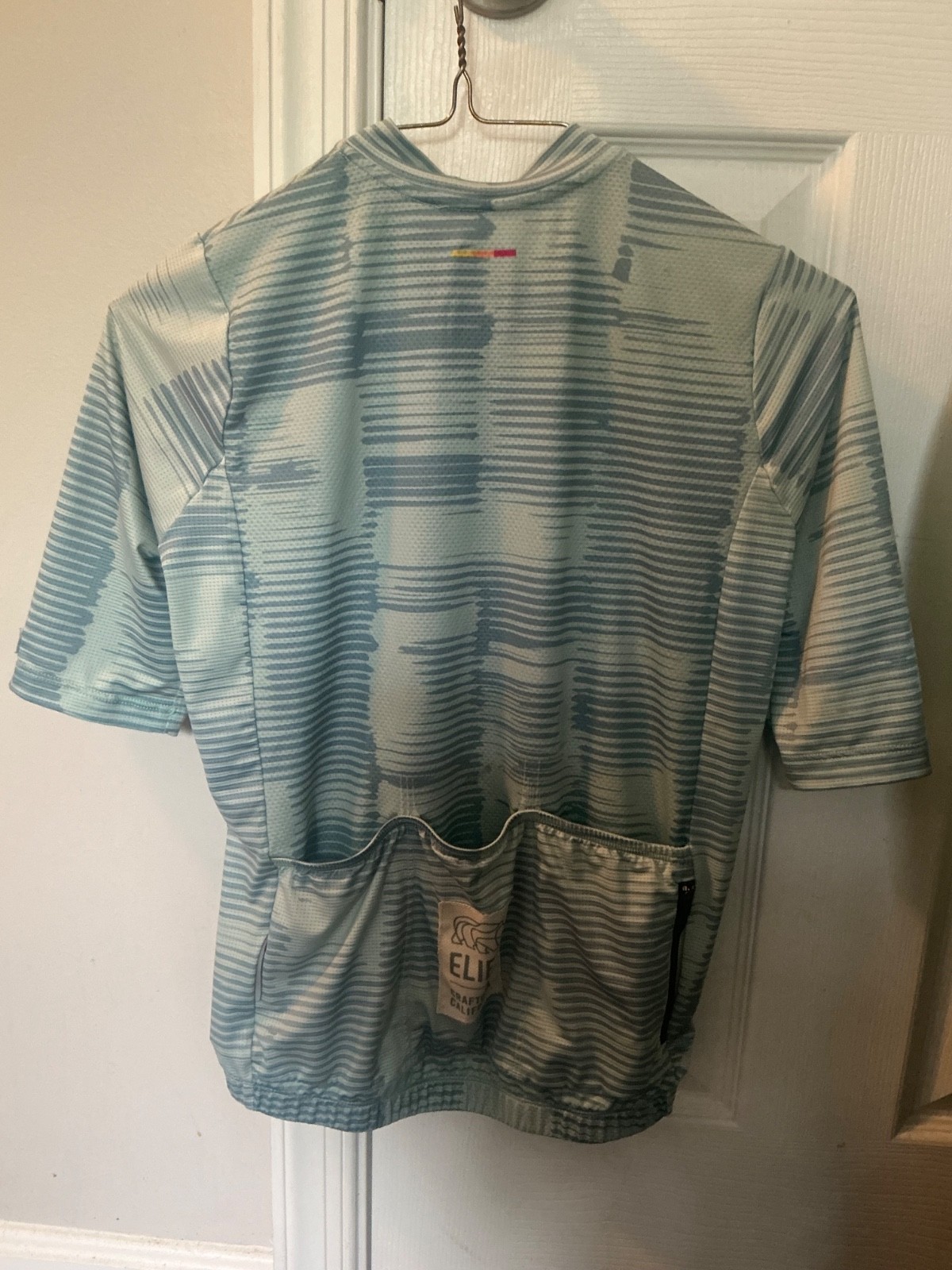 Eliel Men’s Solana Jersey SS Washboard – Small – Light Blue