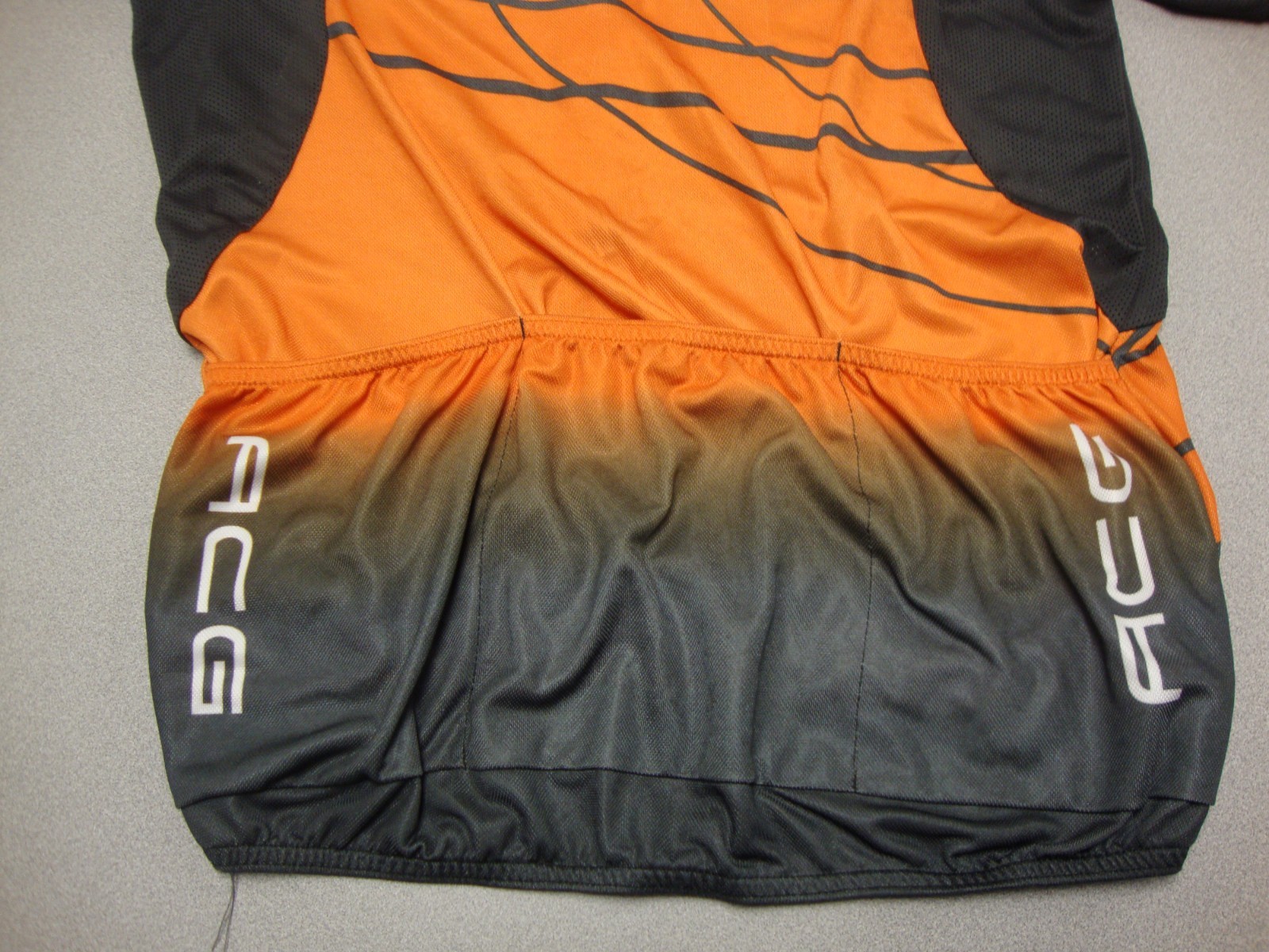 Rare Vintage Nike ACG Cycling Jersey Blockcore vibrant Orange Bike Riding Logo M