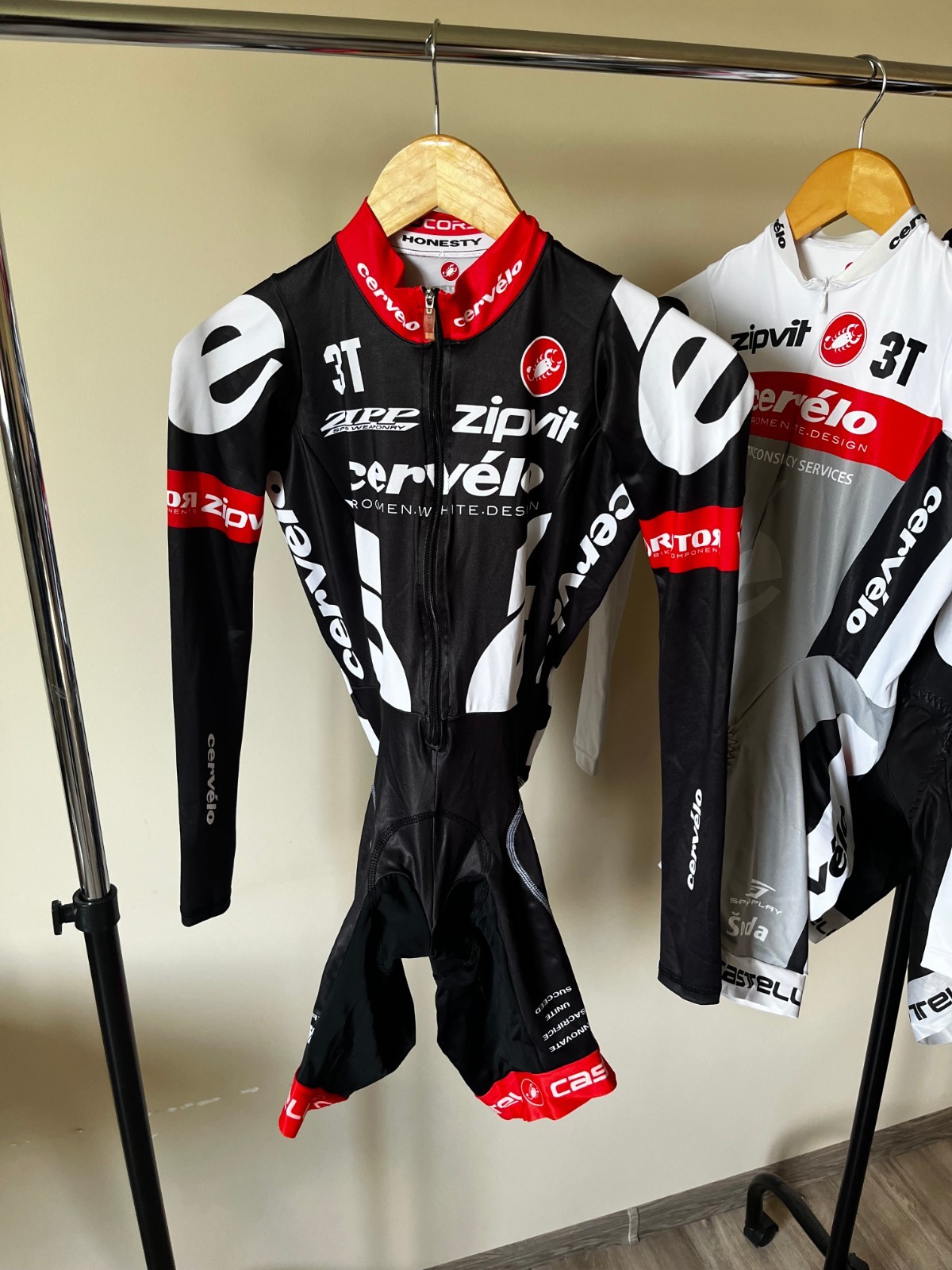 Cervélo TestTeam Cycling Skinsuit Speedsuit Cycle Suit Professional Castelli S