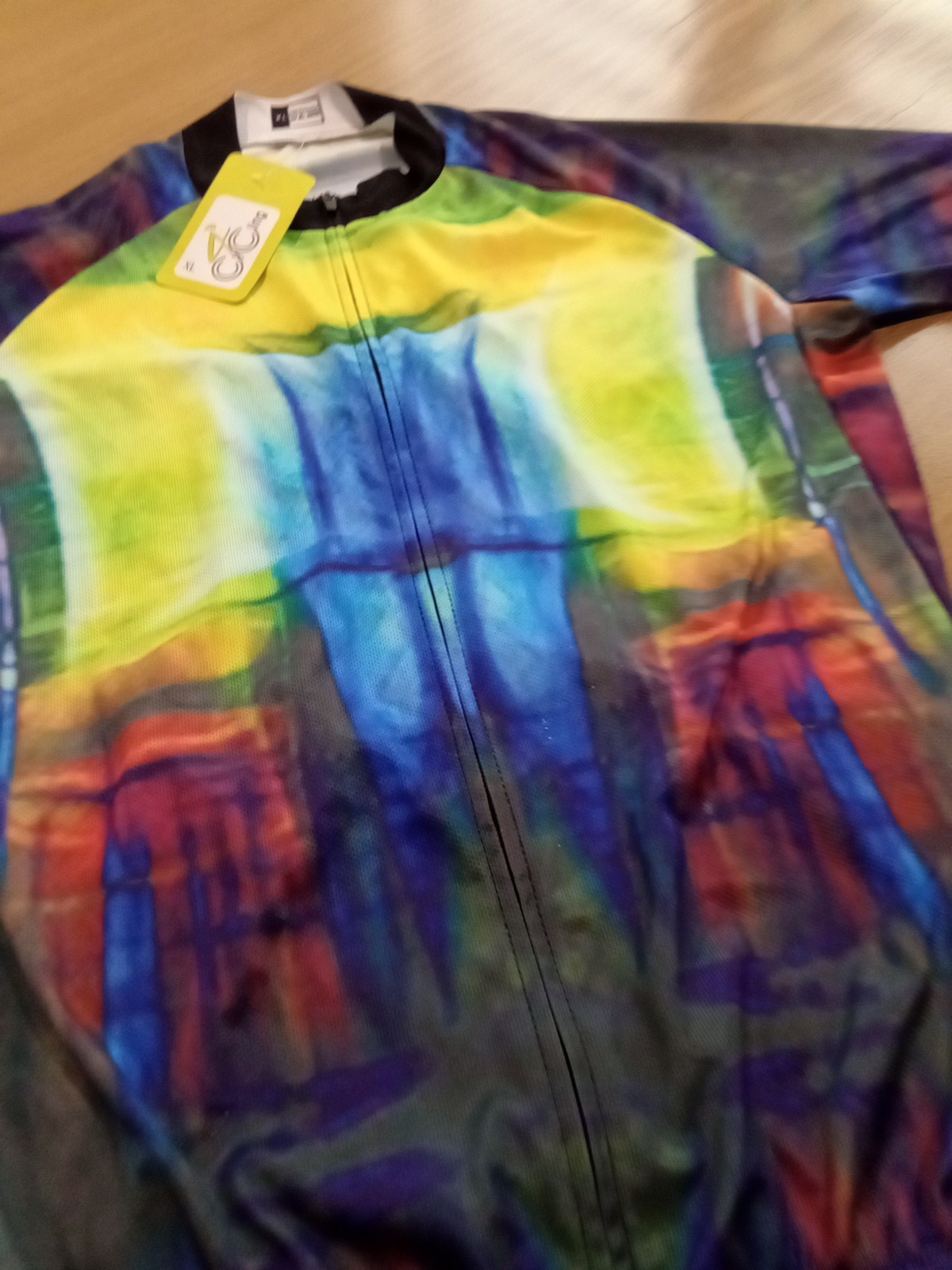 Men Cycling Short SleeveJersey Quick Dry Breathable NWT XL Multicolor
