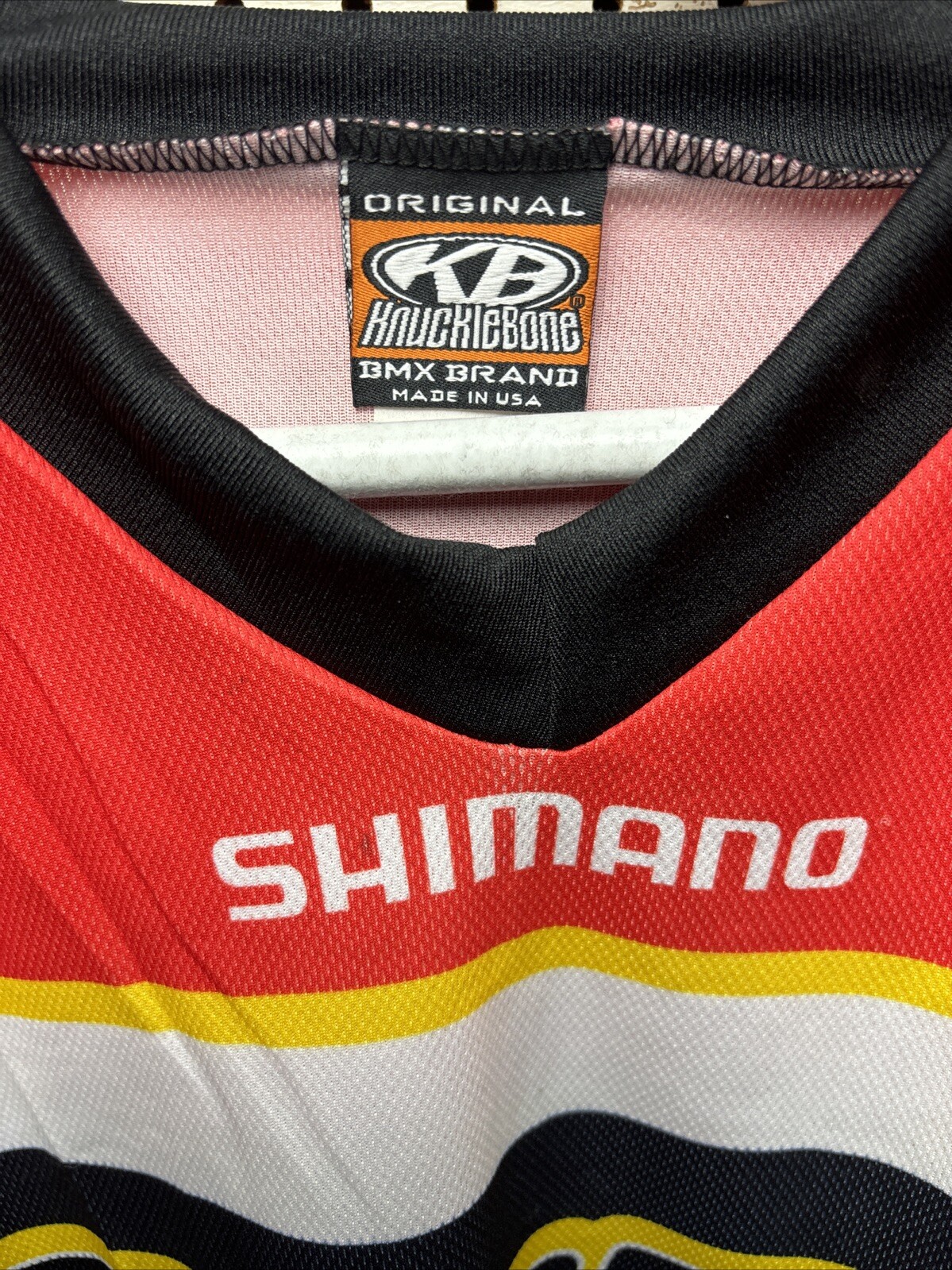 NOS (L) Free Agent Knucklebone Bicycle Factory Team Racing Jersey Bmx GT Mini SE