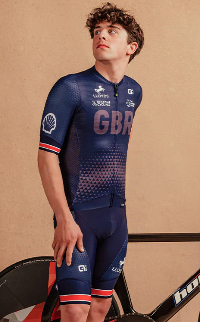 ALE’ Men’s PRS British National Team Short Sleeve Jersey XS made in Italy