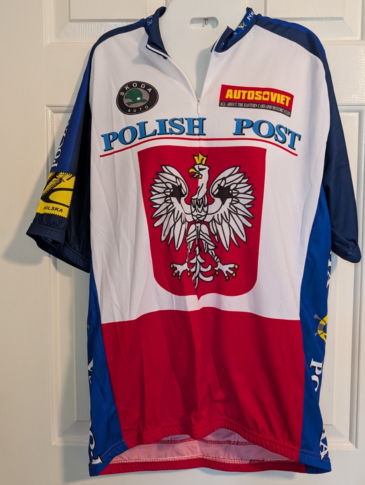 WORLD JERSEYS MEN’S CYCLING SHIRT XXL NEW..Zip Front