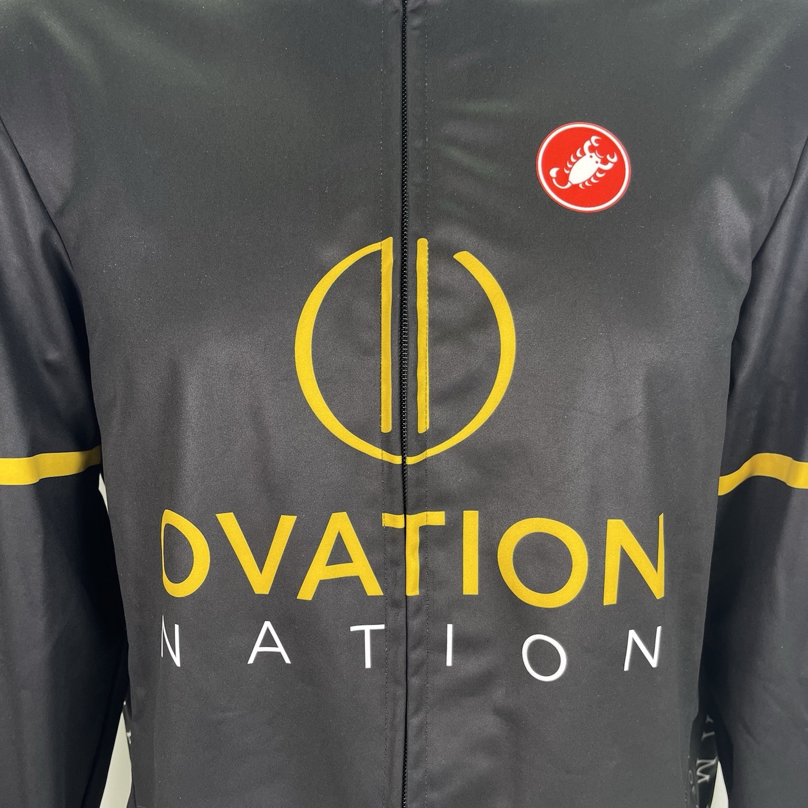 Castelli Men’s Long Sleeve Full Zip Cycling Jersey Black Sz 2X Large Jacket