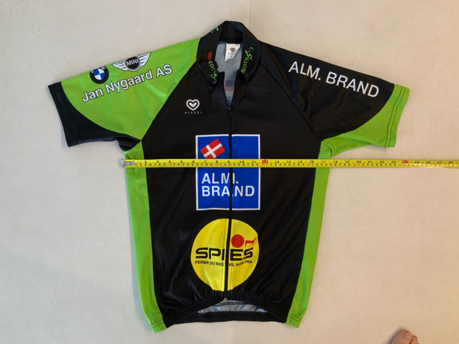 Mens Short Sleeve Cycle Jersey Multi-Color Size Medium