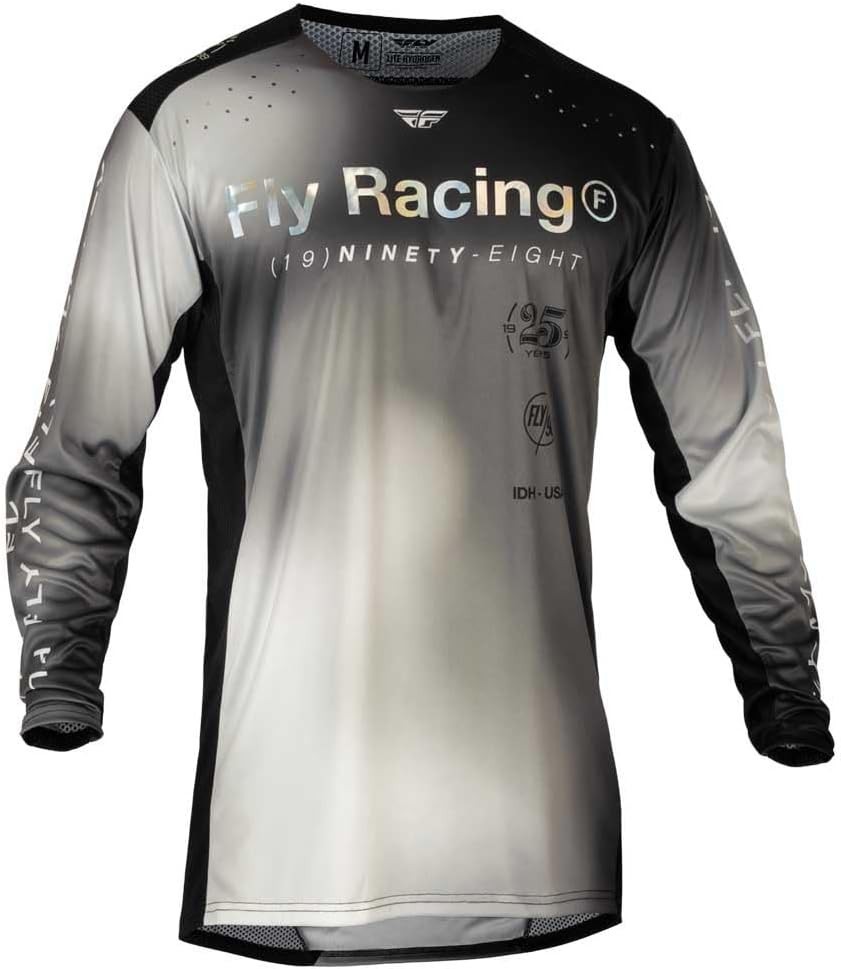 Fly Racing 377-724M Lite Se Legacy Jersey Light Grey/Black Medium