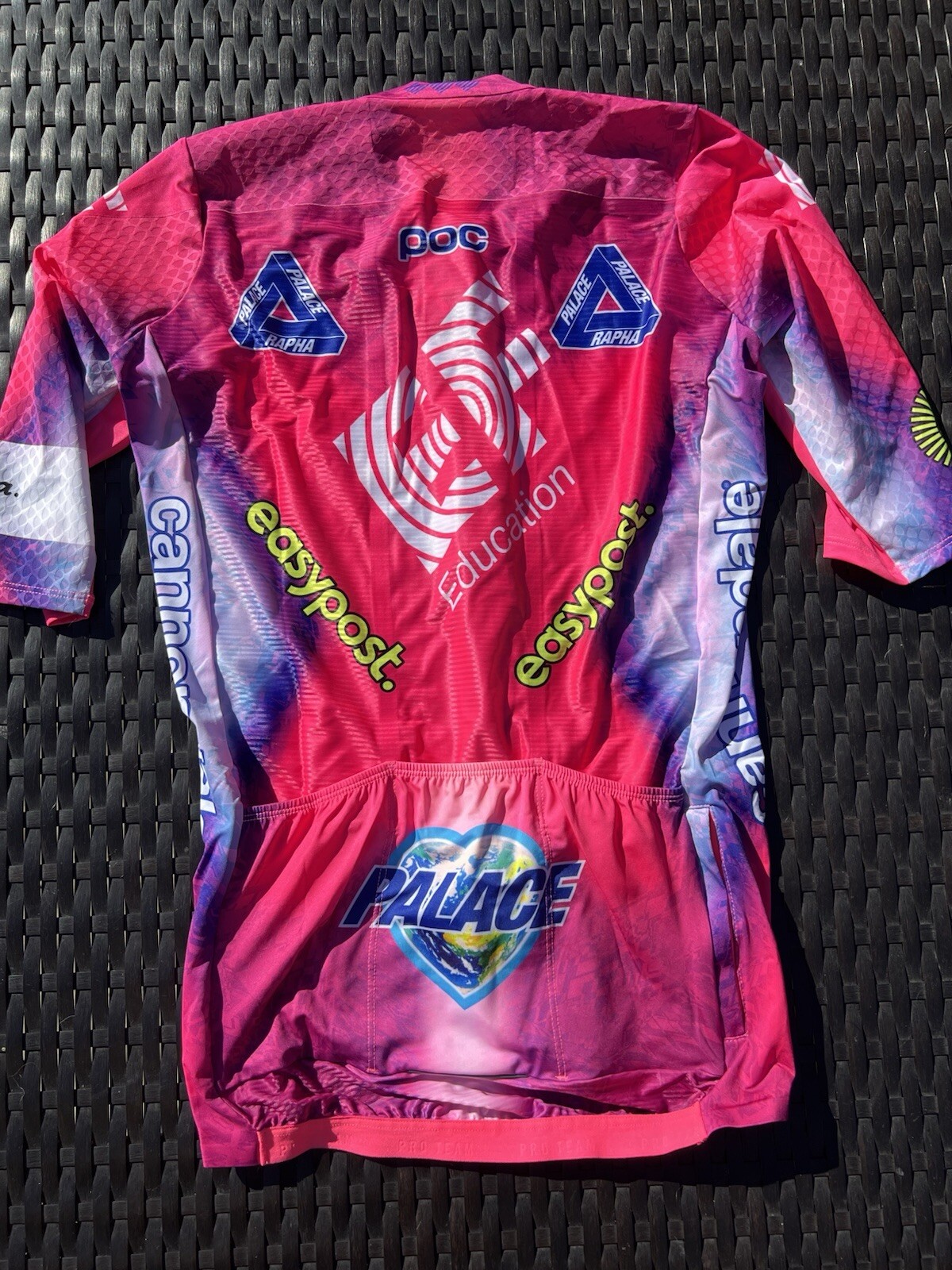 Brand New Palace Rapha EF Education First Pro Team Aero Jersey Pink Size Medium
