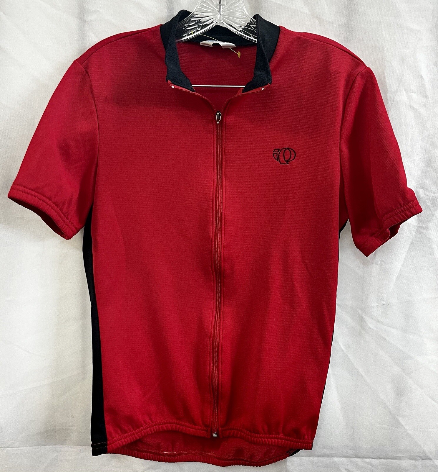 Pearl Izumi Red And Black Mens Medium S/S Full Zip Bike Cycling Jersey