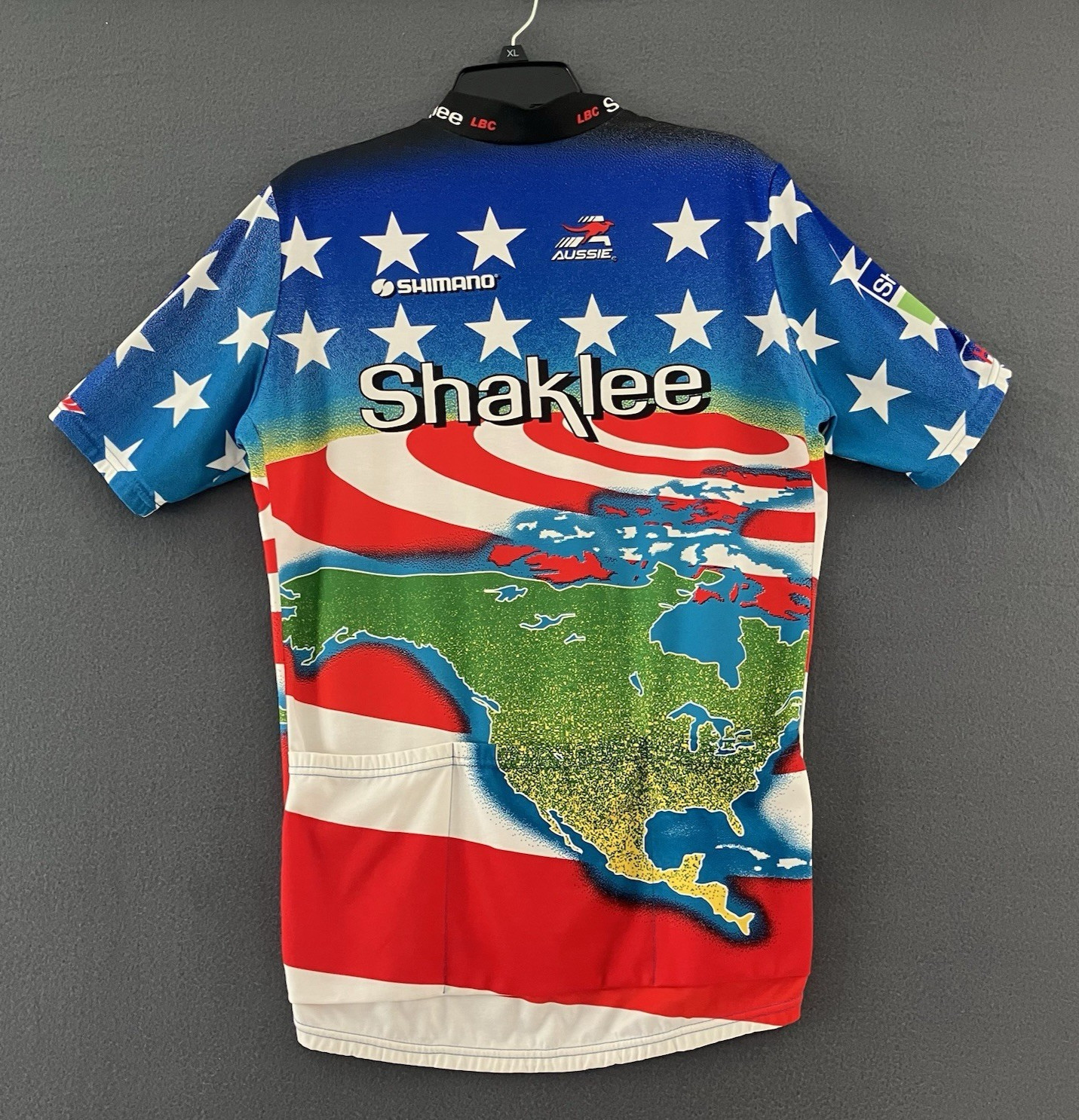 VTG 90’s Aussie Shaklee Pro Cycling Team USA National Champion Jersey Size L/XL