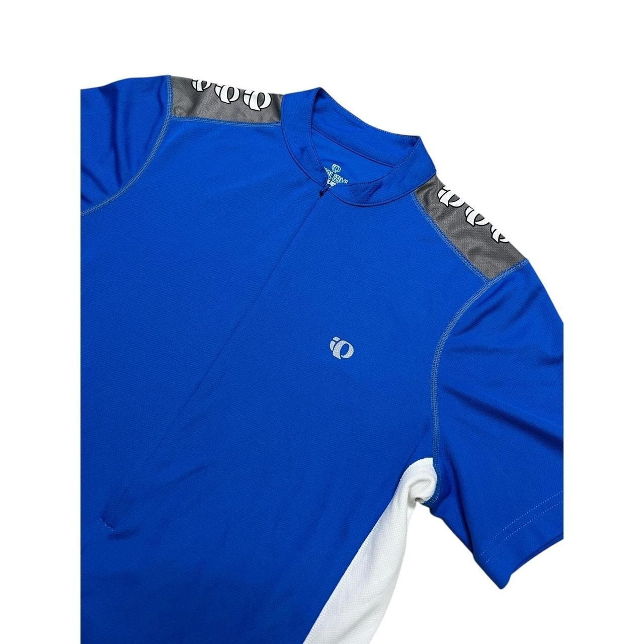 Pearl Izumi Cycling Jersey Men Medium Blue SELECT Series Short Sleeve 0706