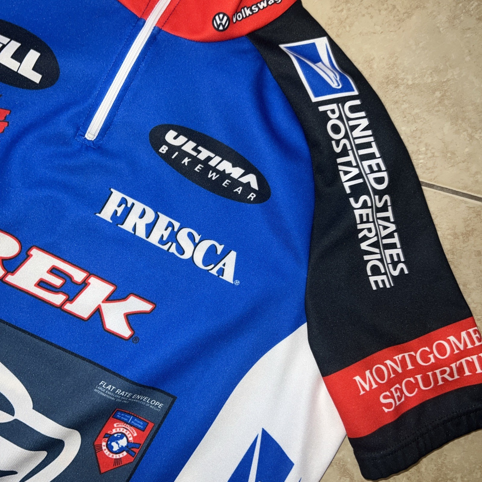 Ultima Bikewear Trek United States Postal Service USPS Cycling Jersey Size 6