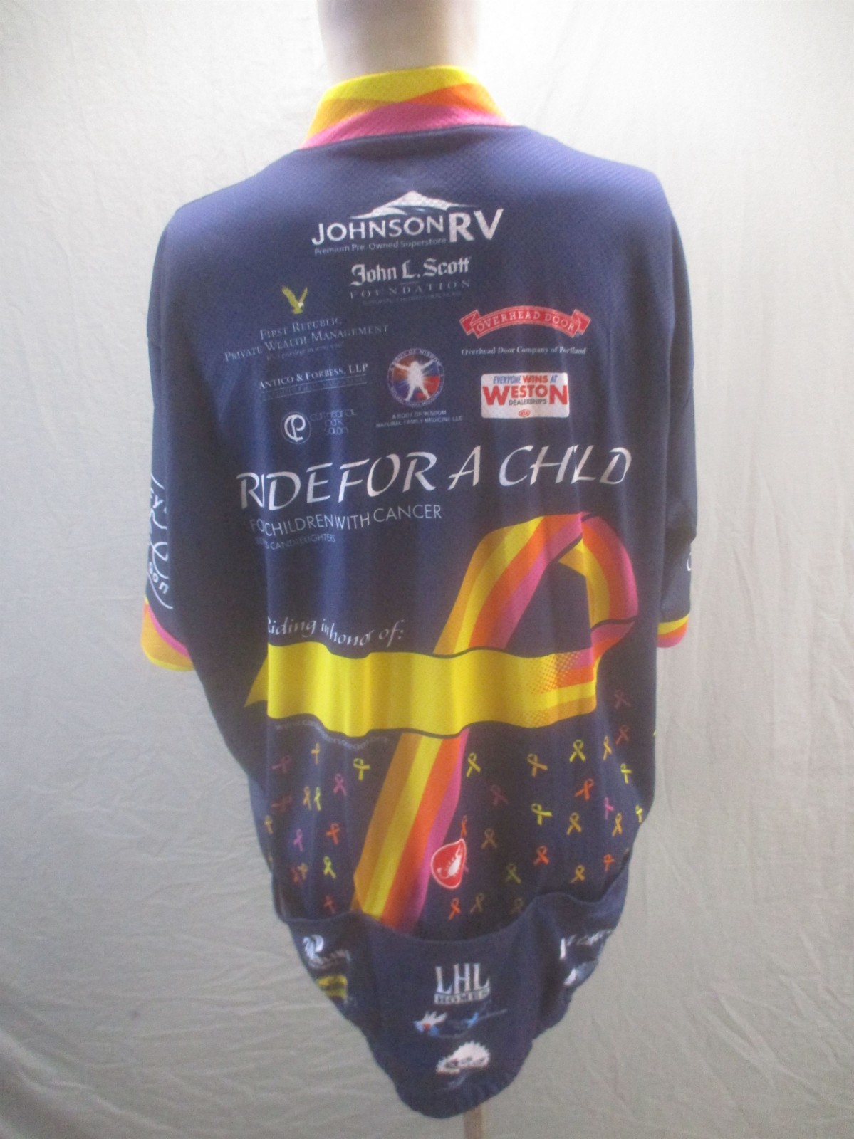 NWT Castelli Size 4XL Mens Multicolor Cycling Full Zip Stretch Athletic Top 459