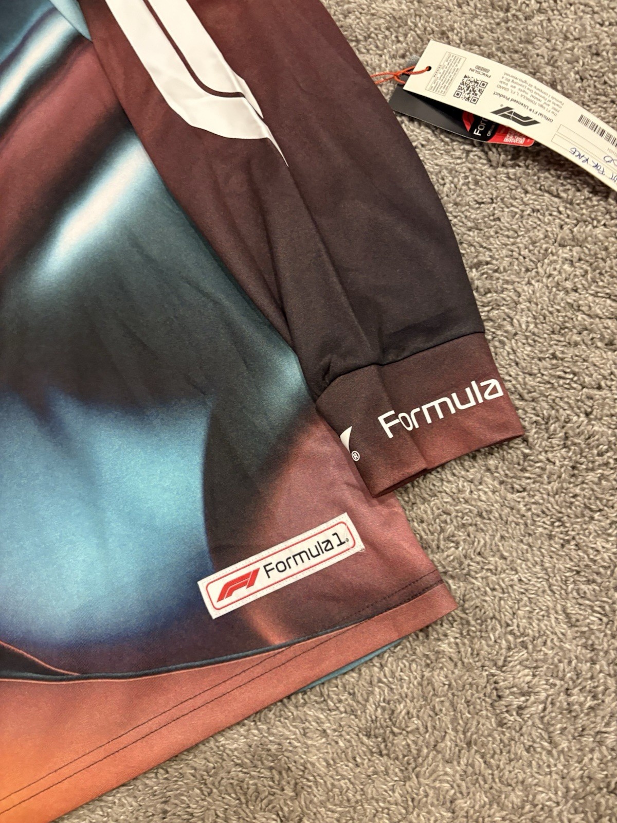 NEW Official Formula 1 X Pacsun 2024 Mens F1 Racing Long Sleeve Shirt Size Large