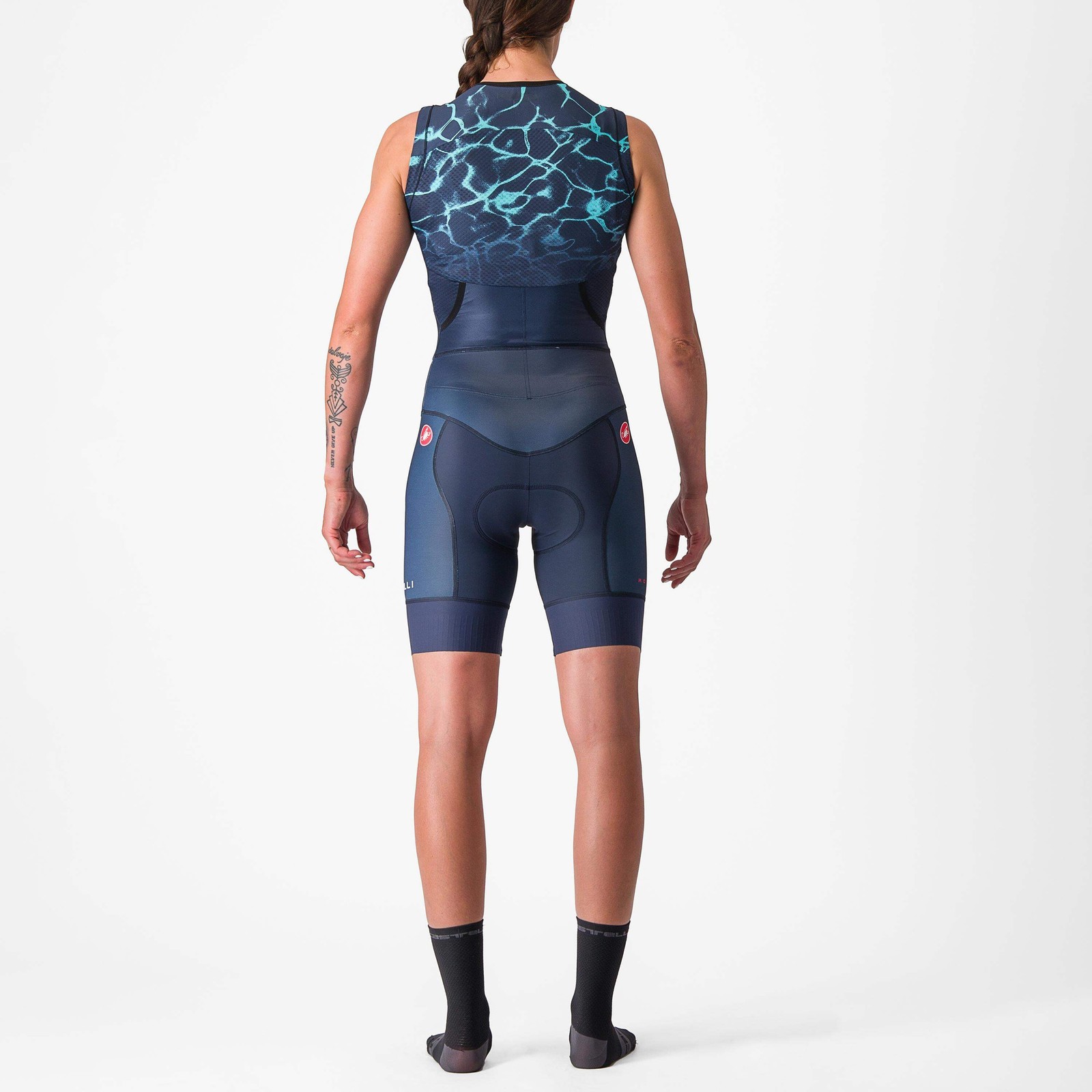 Castelli Free Sanremo W Suit Sleeveless-White/Black-L