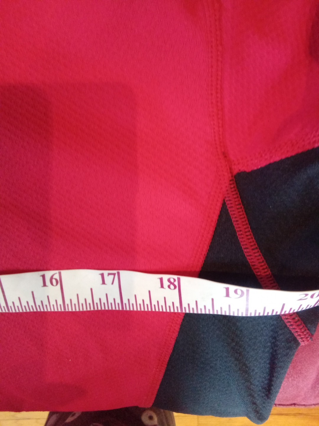Trayl Size Red & Black Bicycling Triathlon Back 3 Pocket Jersey Shirt