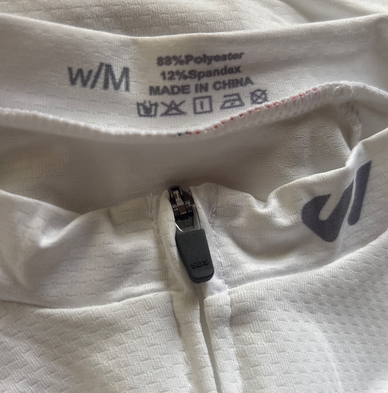 Wulibike Womens M Cycling Jersey Breathable Short Sleeve White Bike Top Pockets