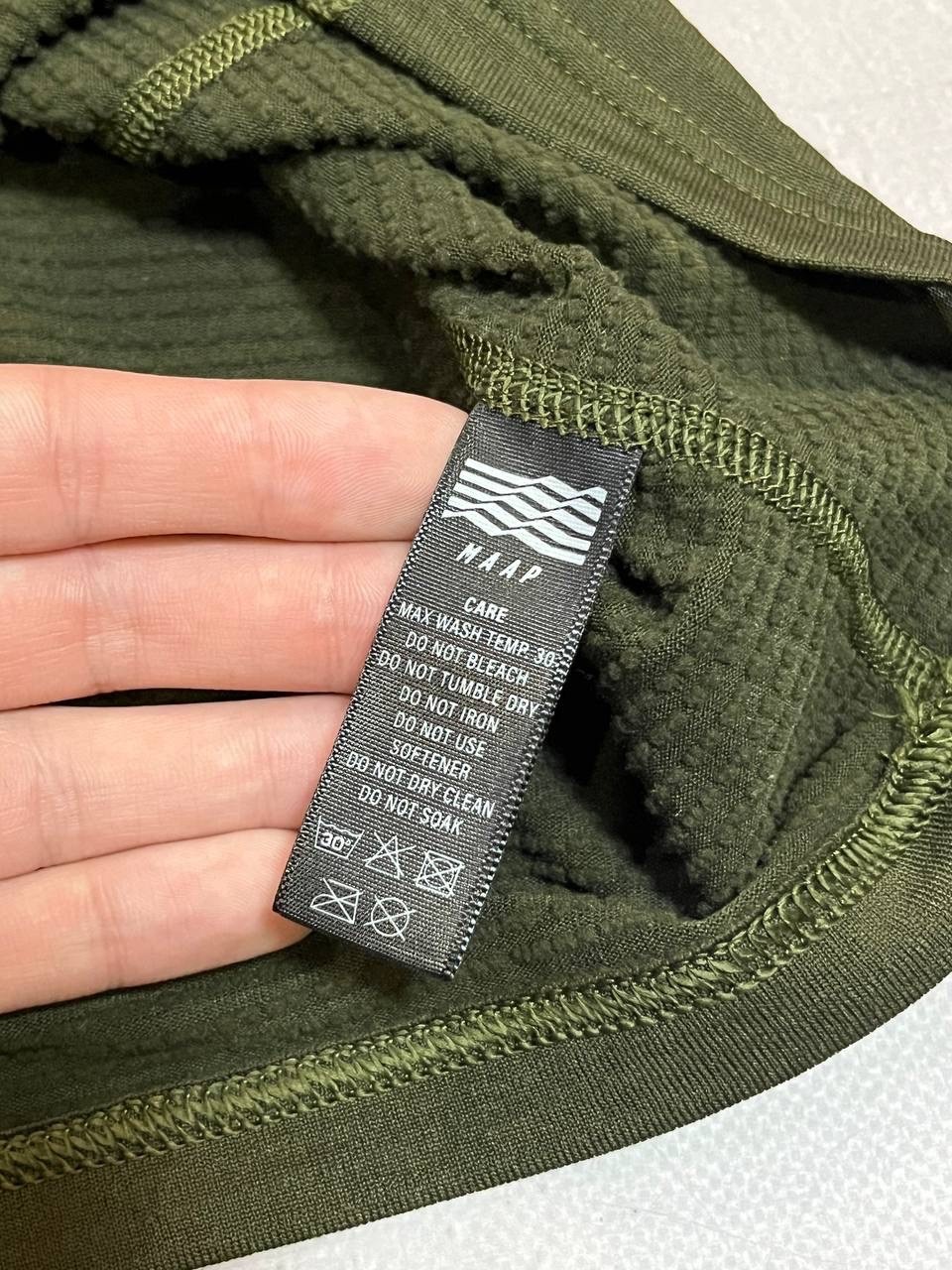 MAAP Cycling Thermal Base Layer, Long Sleeve, Olive Green, Men’s Size L