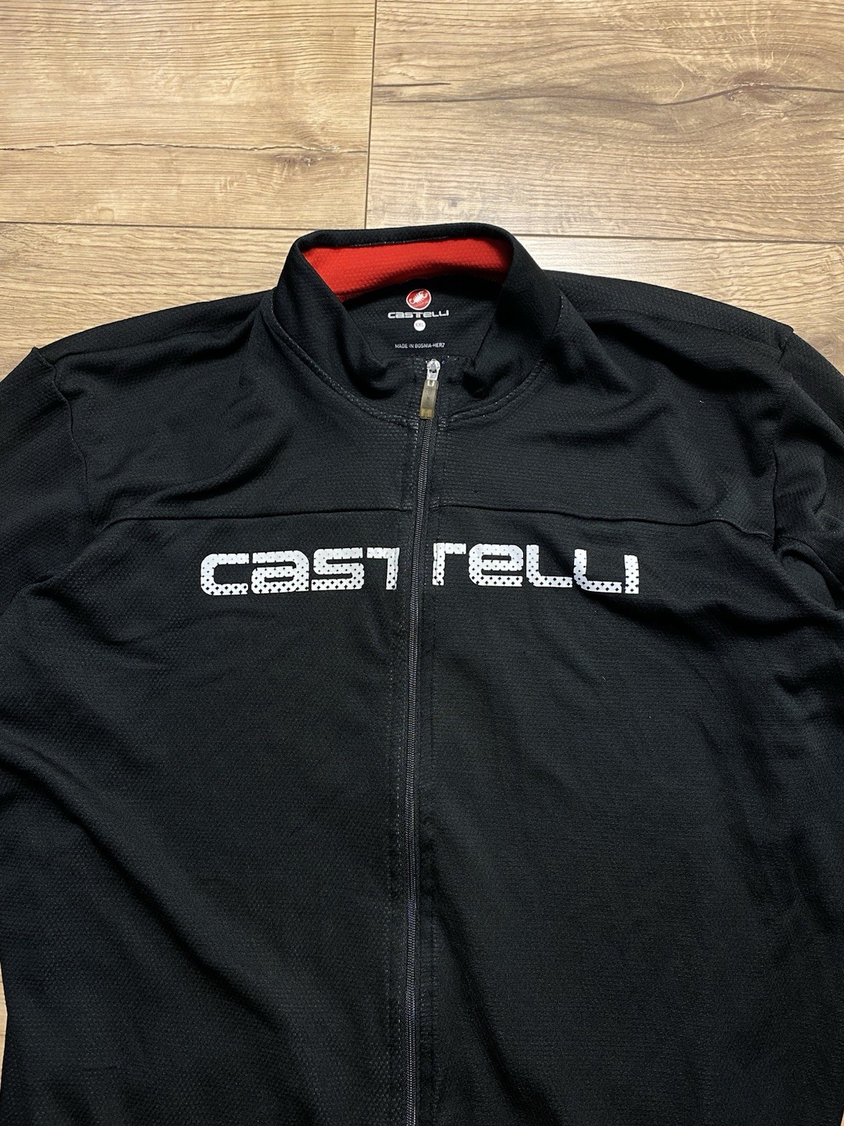Castelli Men’s Long Sleeve Cycling Jersey Jacket Black Size XXL