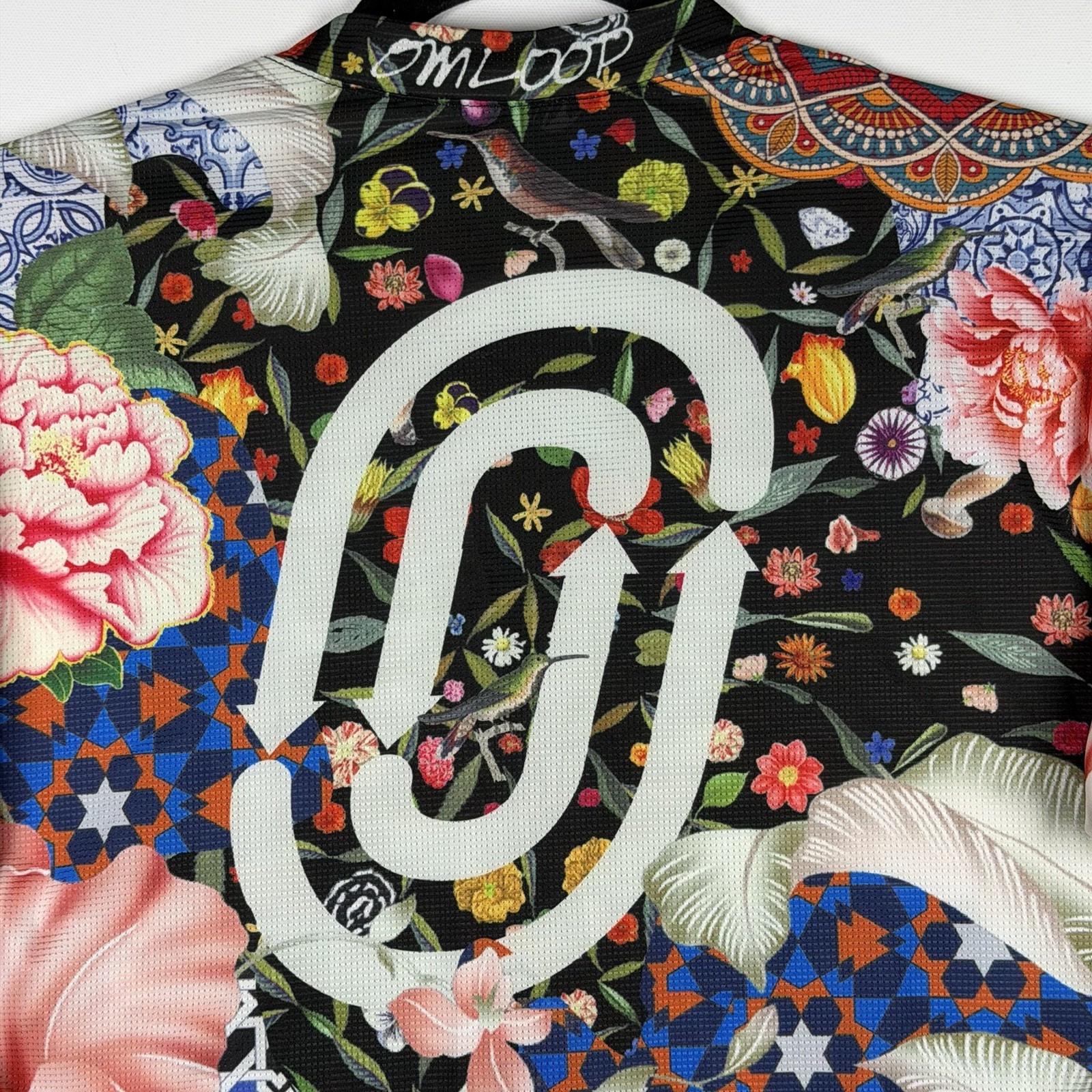 Ostroy Men Omloop Cycling Jersey 2XL Made Italy Trvelogue Floral Pattern Match
