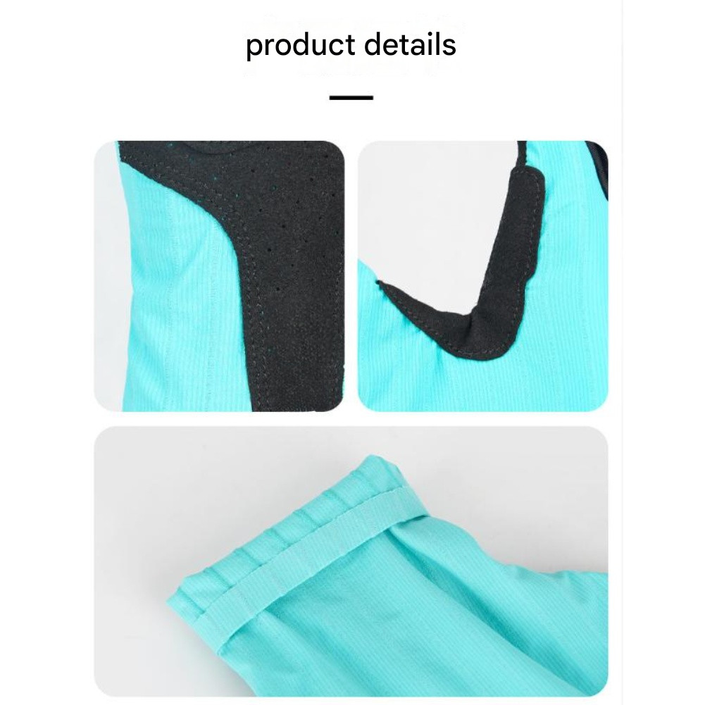 For Hot Weather Cycling Cycling Gloves Long Finger Gloves 3D Thickened Palm Pads