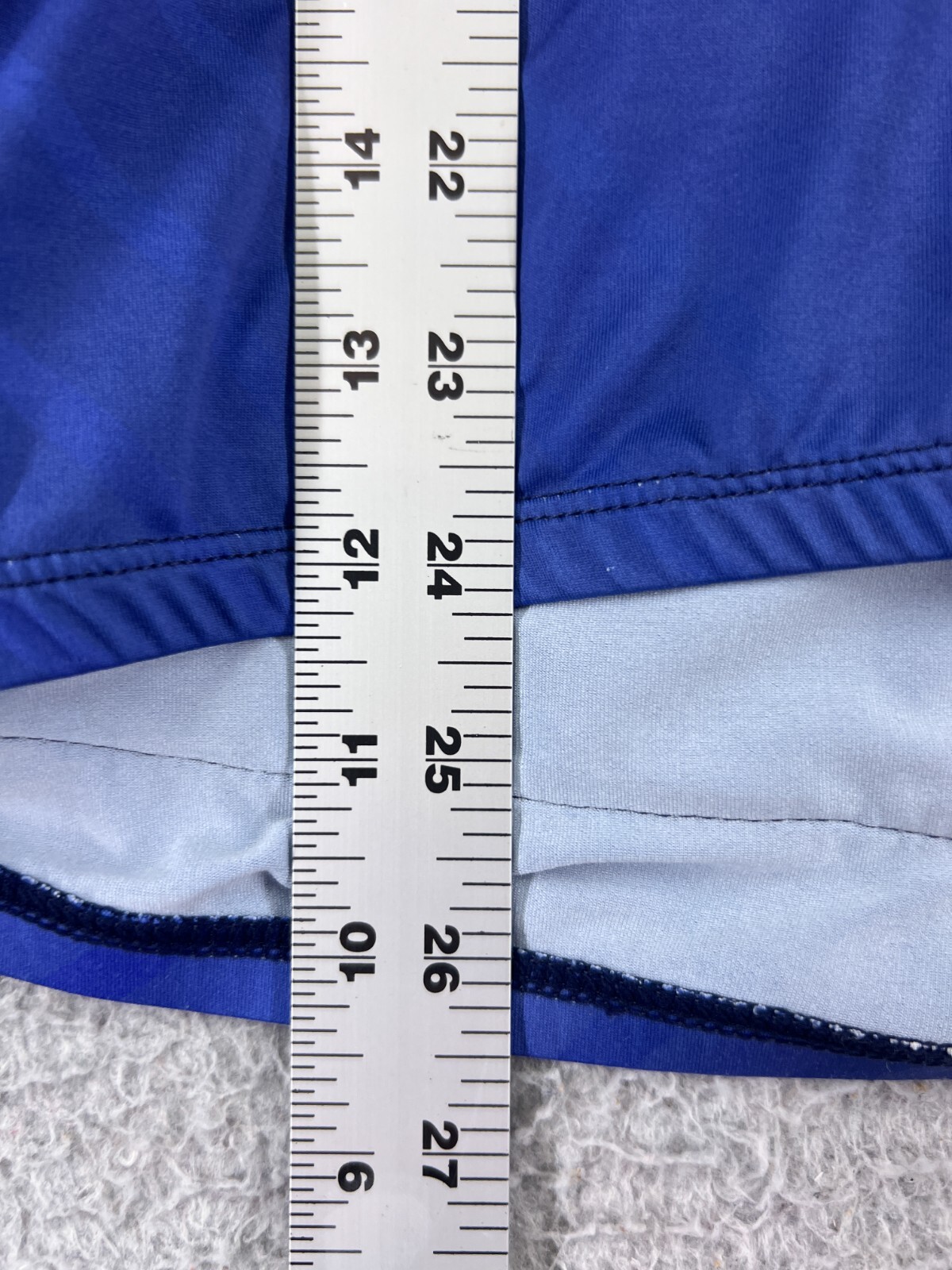 Trayl Cycling Jersey Womens Medium Blue 1/4 Zip Pullover Pockets Polyester