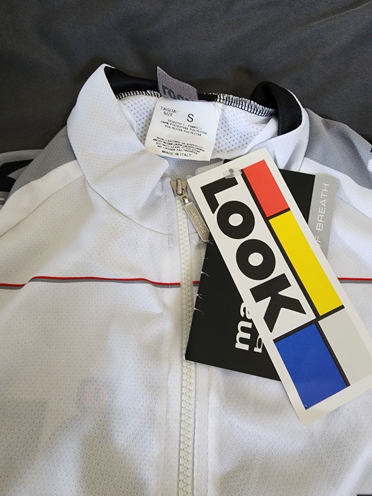 LOOK Pro Team Full Zip Cycling Jersey / Men’s SMALL