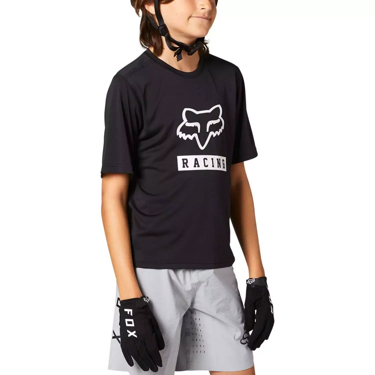 Fox Youth Ranger Short Sleeve MTB Jersey Black Age 6-7 (RRP $54.95)