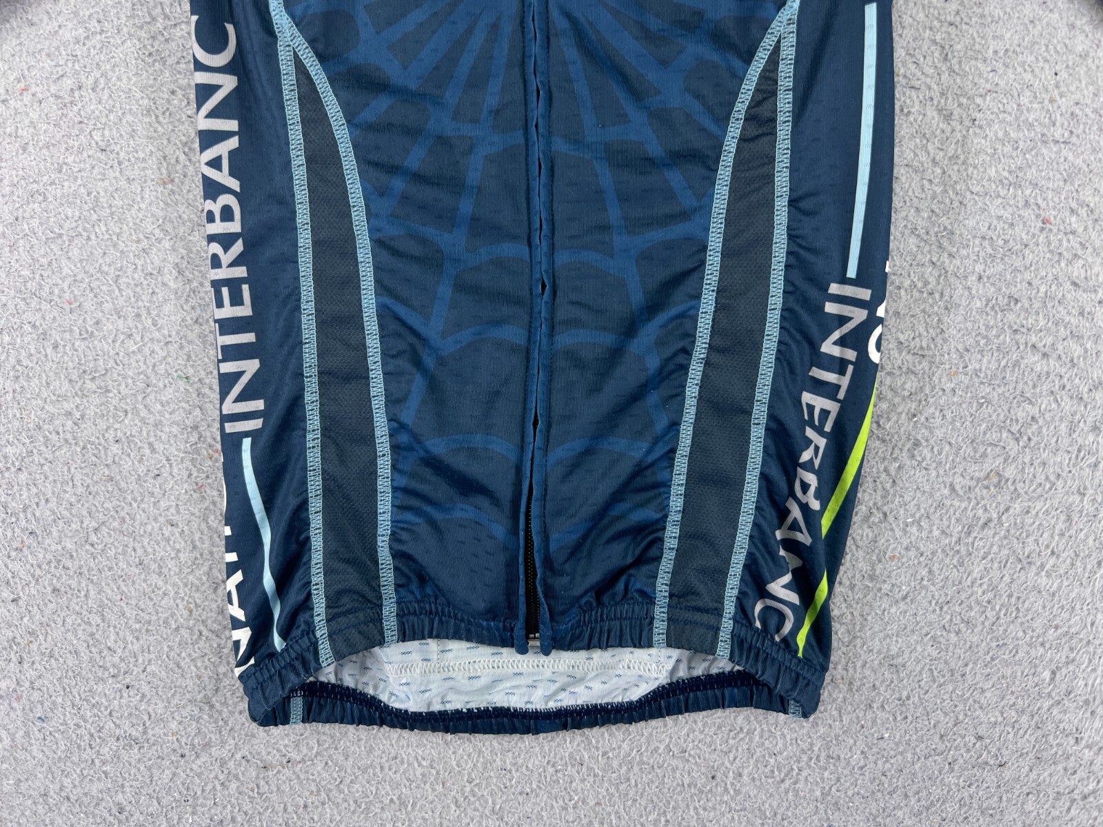Hincapie Cycling Jersey Adult 2XS XXS Blue Full Zip Short Sleeve Polyester