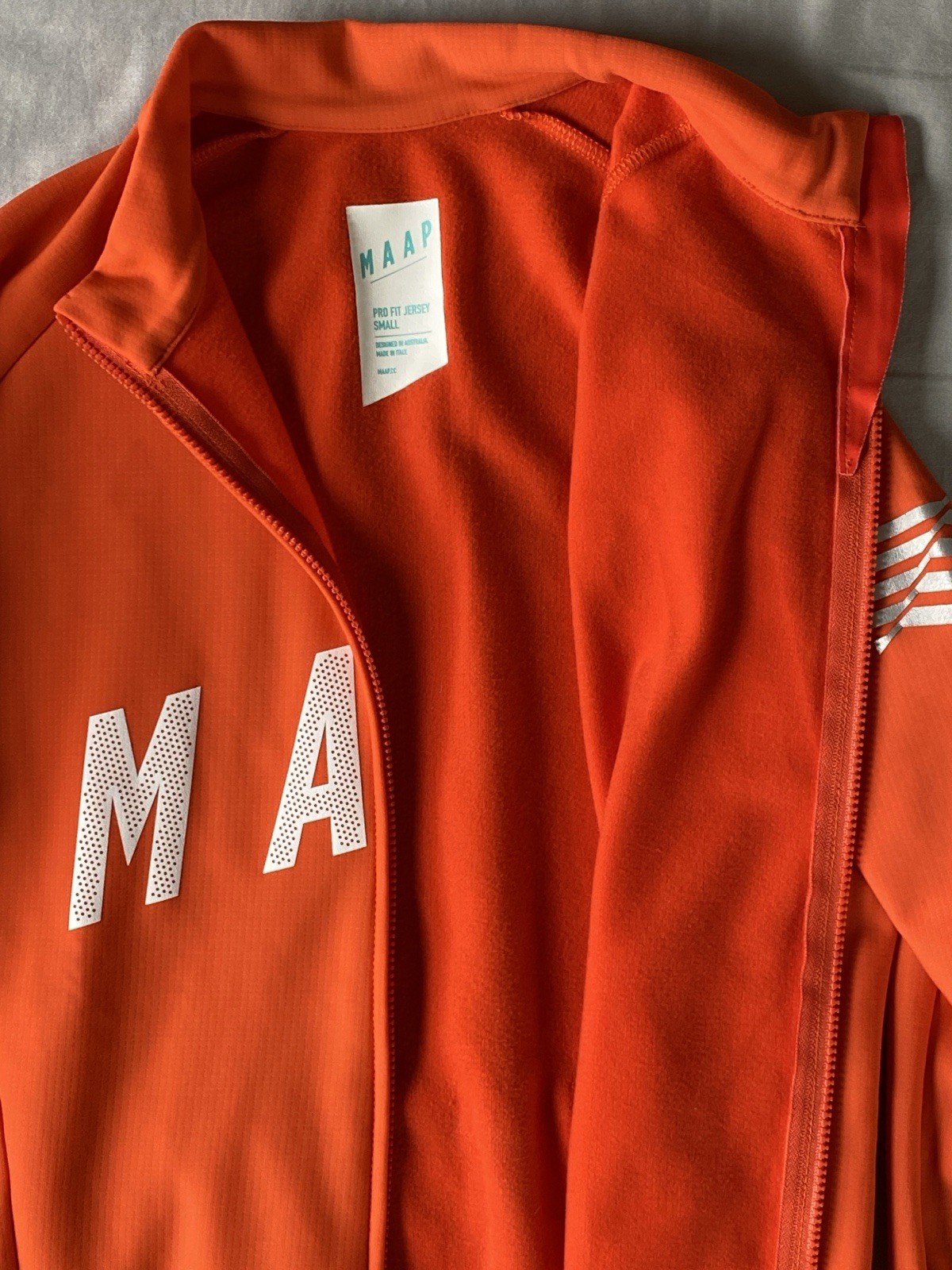 MAAP Encore Pro LS Jersey-DWR Coat Thermal Long Sleeve-Men S-Lava-Made in Italy