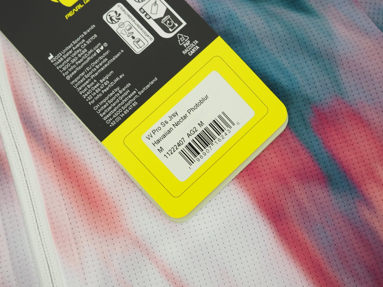 NEW! Pearl Izumi Pro Short Sleeve Cycling Jersey Women’s Medium Pink / Blue Blur