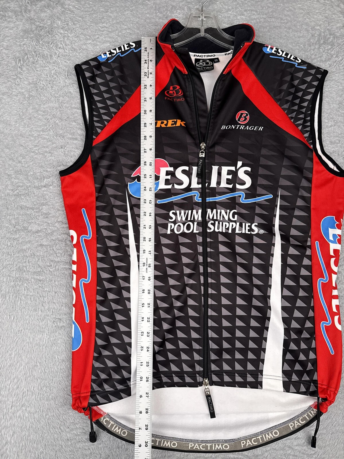Pactimo Cycling Vest Mens 3XL Wind WARM Sleeveless Full Zip Leslies Pool