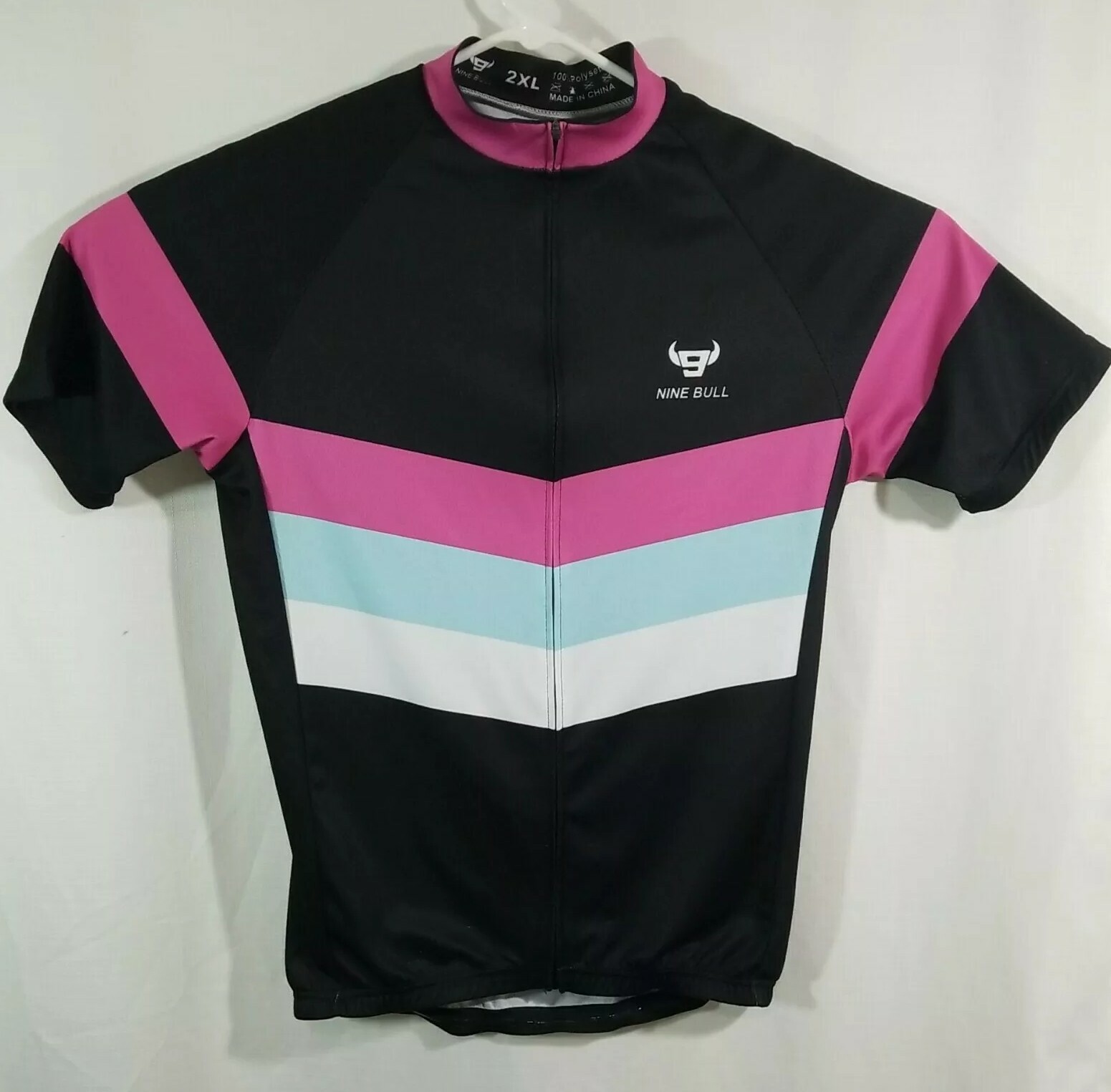 Women’s Cycling Jersey Short Sleeve MTB Bike Clothing Road, Nine Bull, 2XL