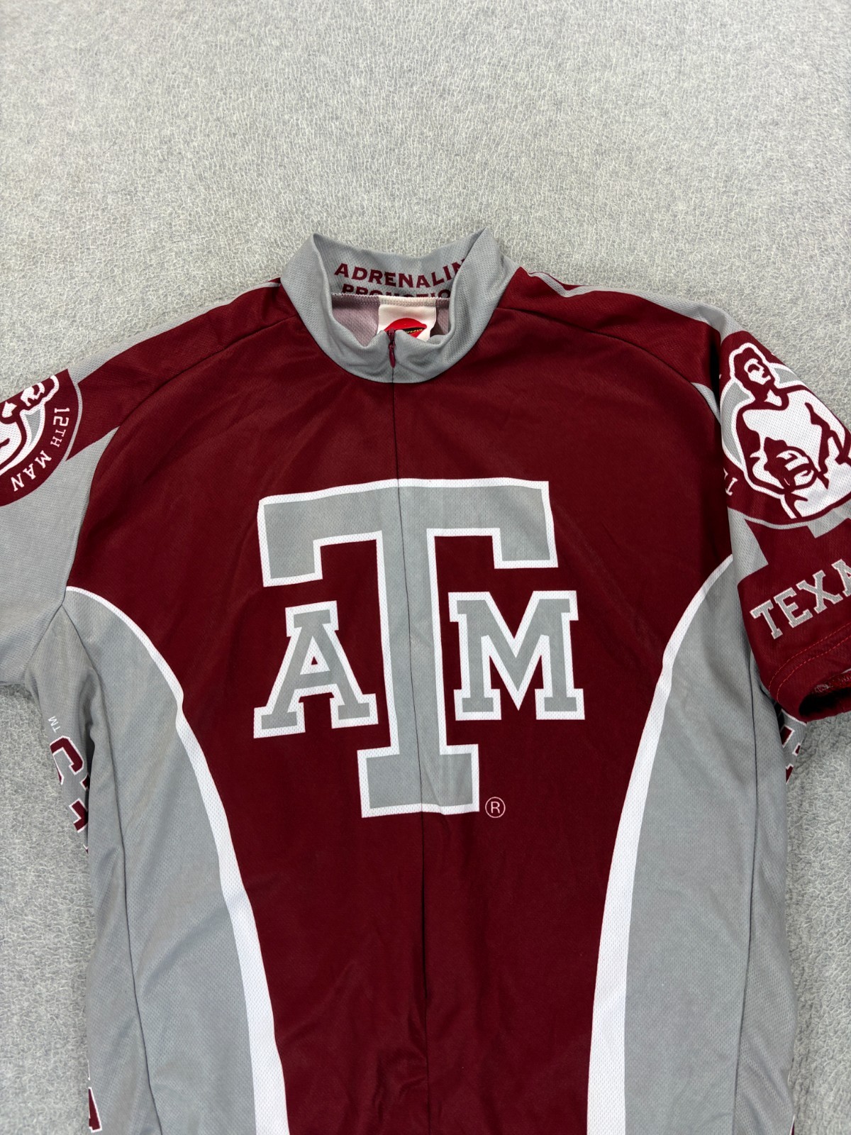 Texas A&M Aggies 3/4 Zip S/S Campus Cycling Jersey (Men’s XL) Maroon