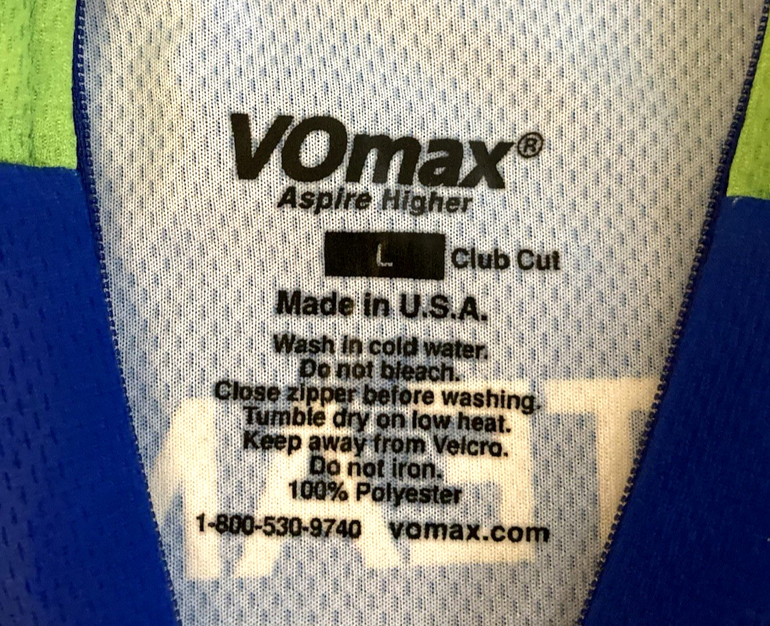 Men’s Cycling Jersey Team EMD Serono L Short Sleeve Vomax Pfizer Zip Shirt