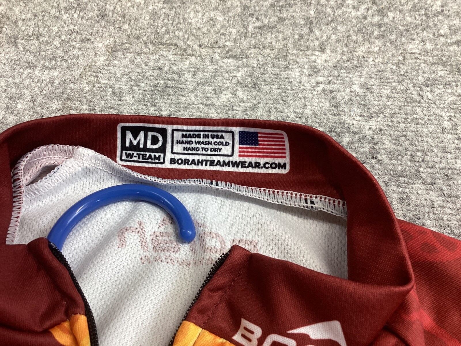 Cycling Shirt Mens Medium Maroon Pizza Graphic Pockets Bicycle