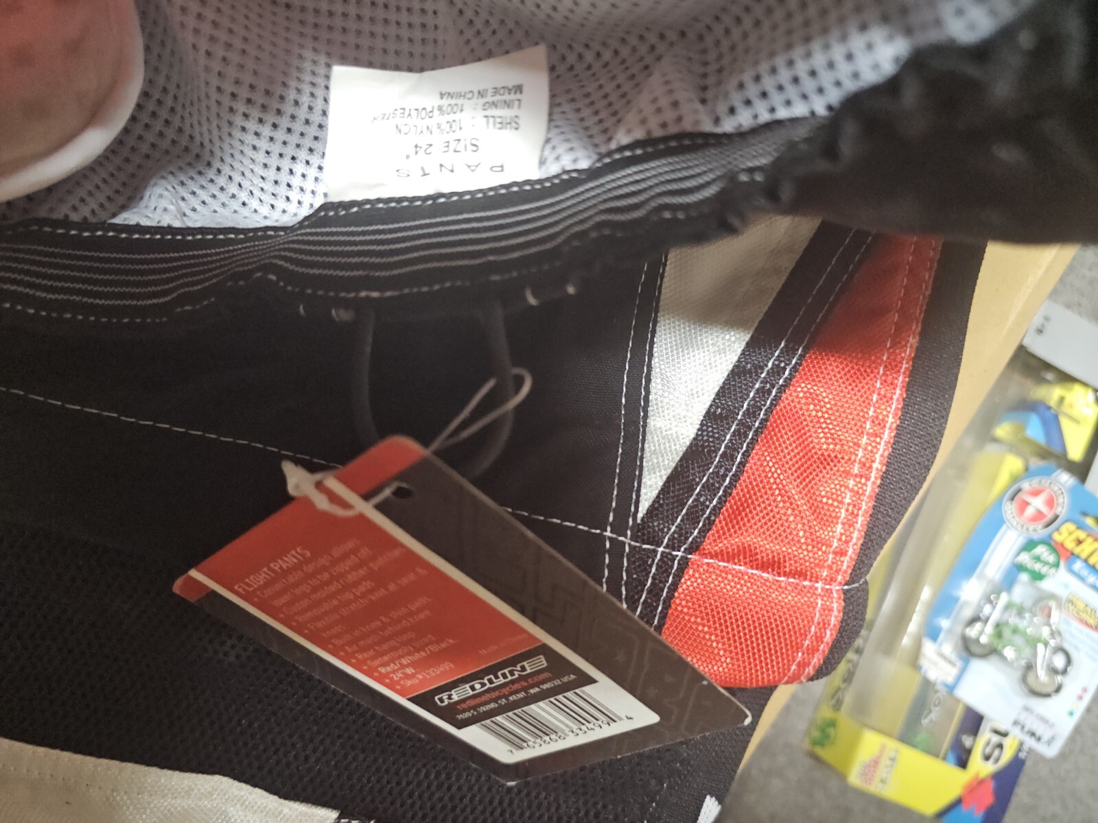 Band new red line convertible Flight Pants- sold bike shop