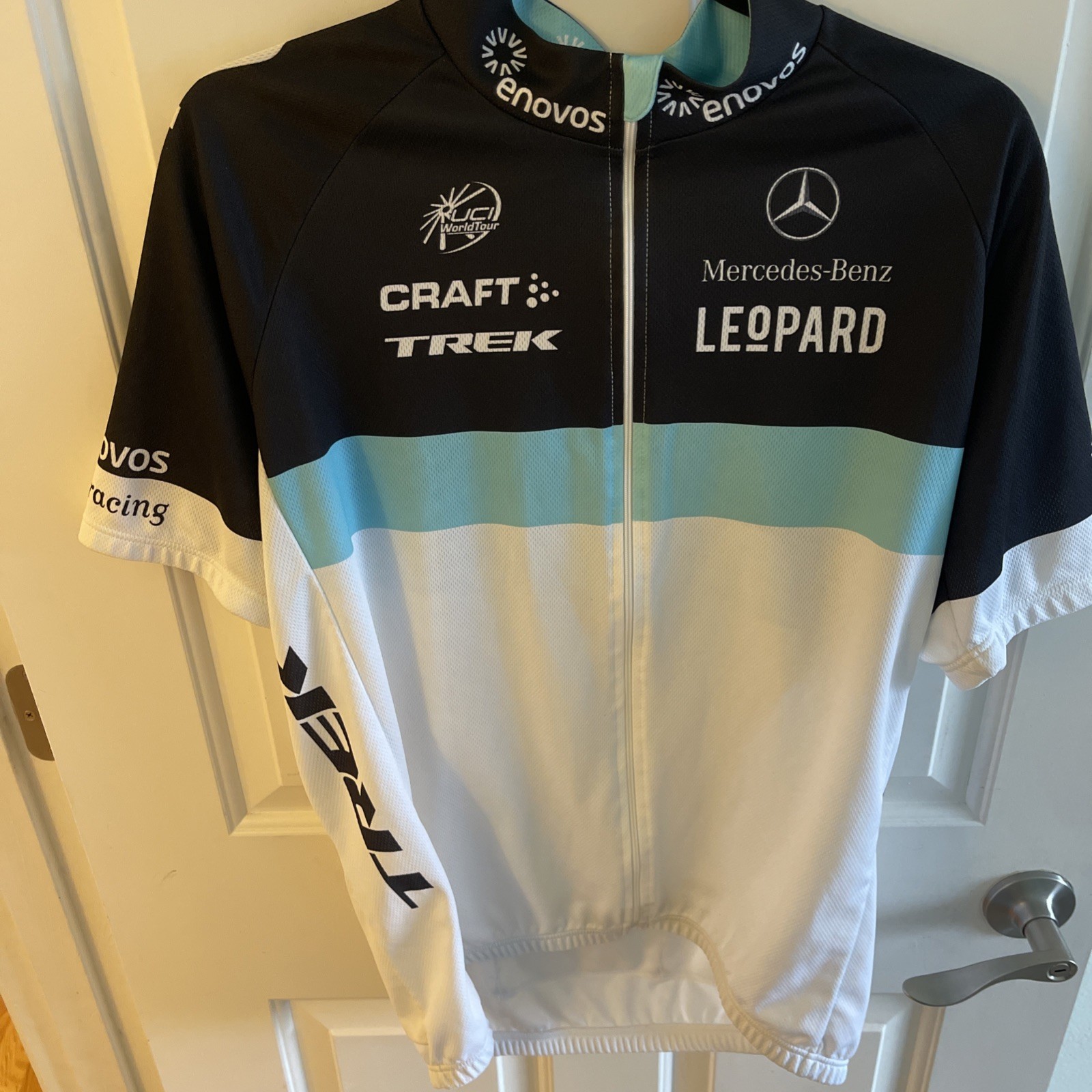 CRAFT LEOPARD TREK UCI CYCLING TEAM JERSEY SHIRT MERCEDES-BENZ BIKE SIZE XL