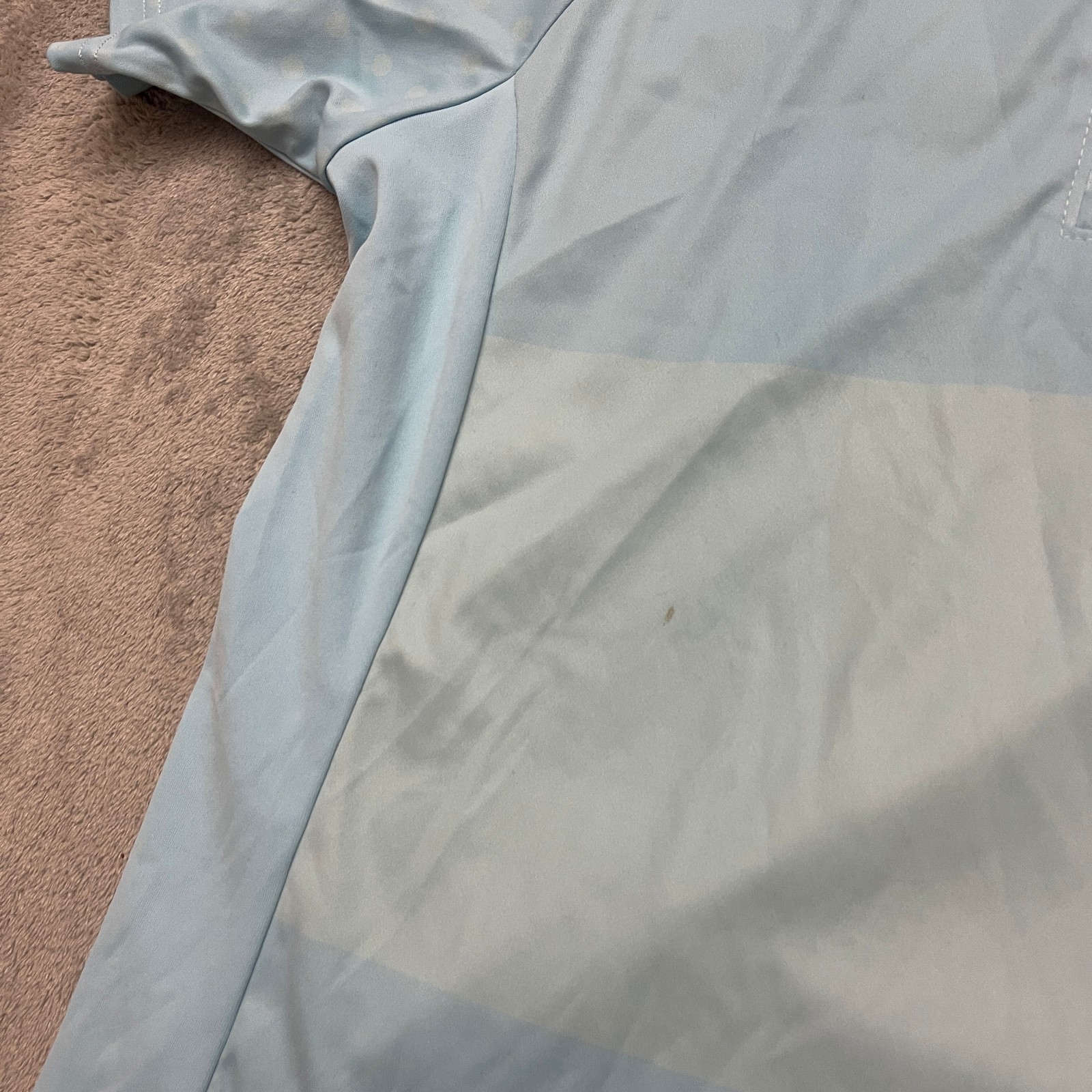 Bontrager Cycling Jersey 1/4 Zip Solstice Womens Small Blue Pockets